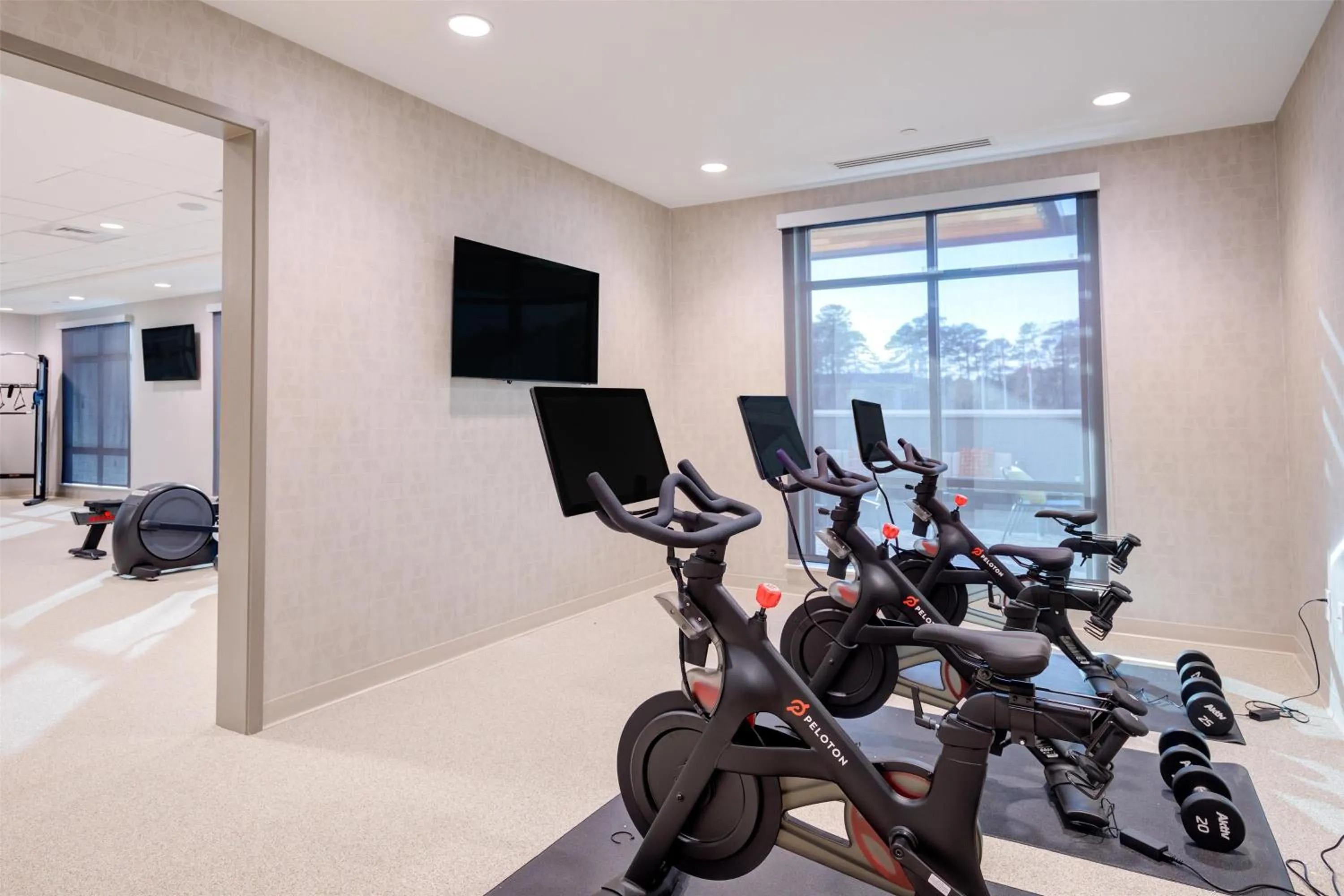 Fitness centre/facilities in Home2 Suites By Hilton Smithfield Selma