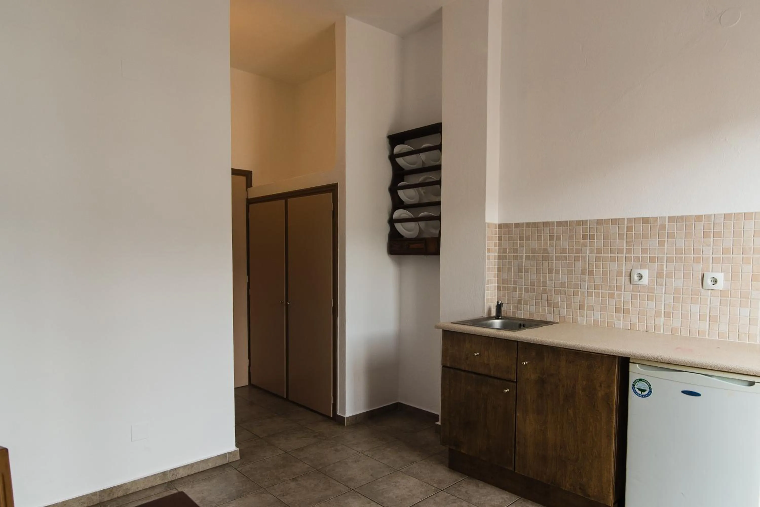 Kitchen or kitchenette in Ibiscus Hotel Malia