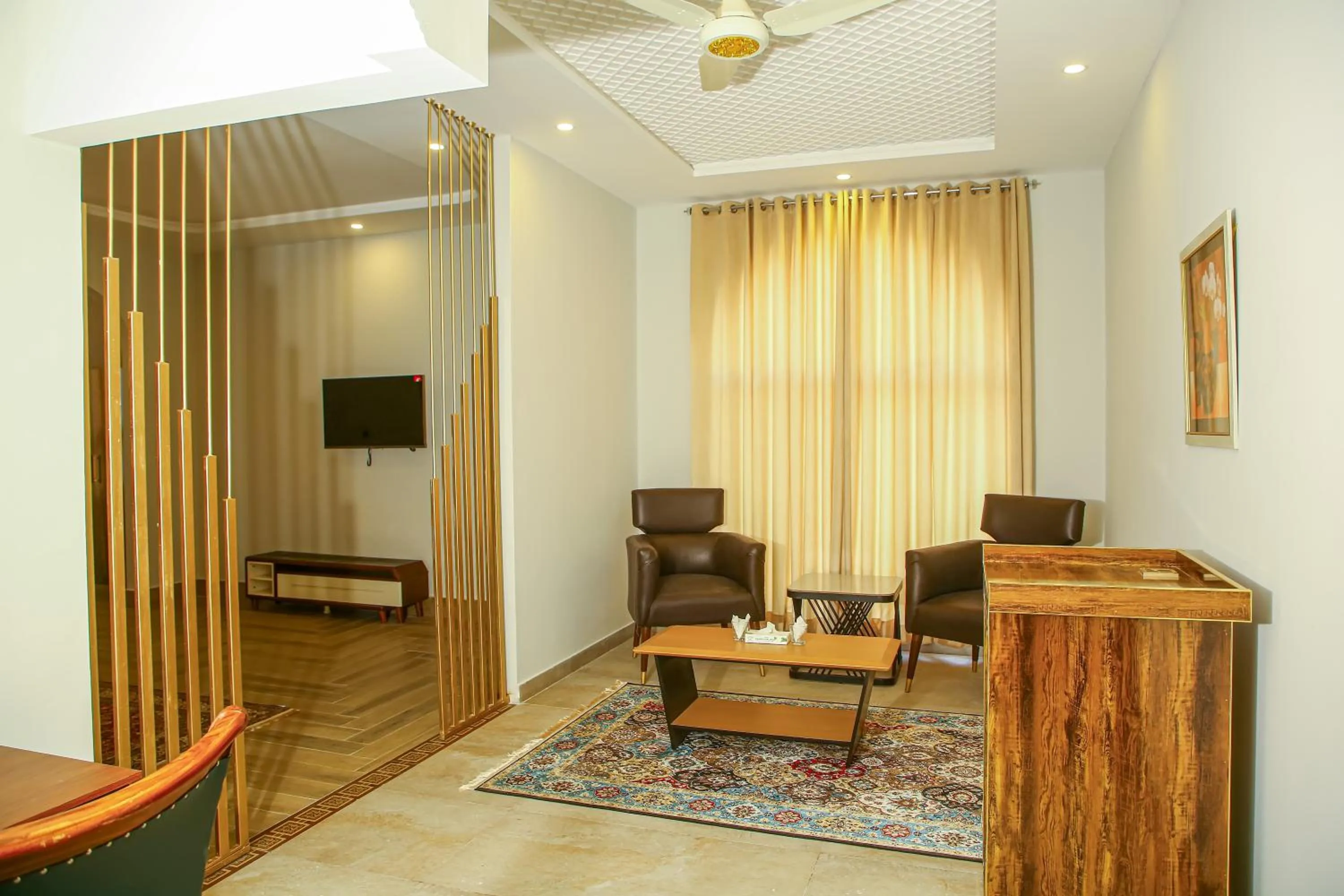 Seating area in Grand Shalimar Hotel