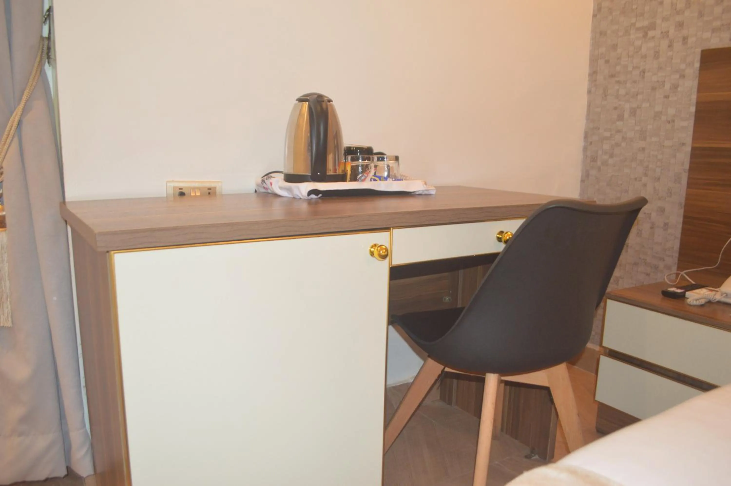 Seating area in Caritas Inn Lekki