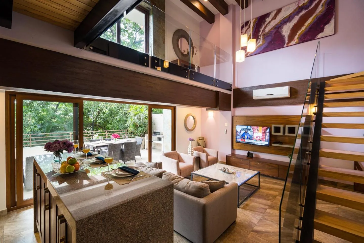 Living room in Pinnacle Resorts 220