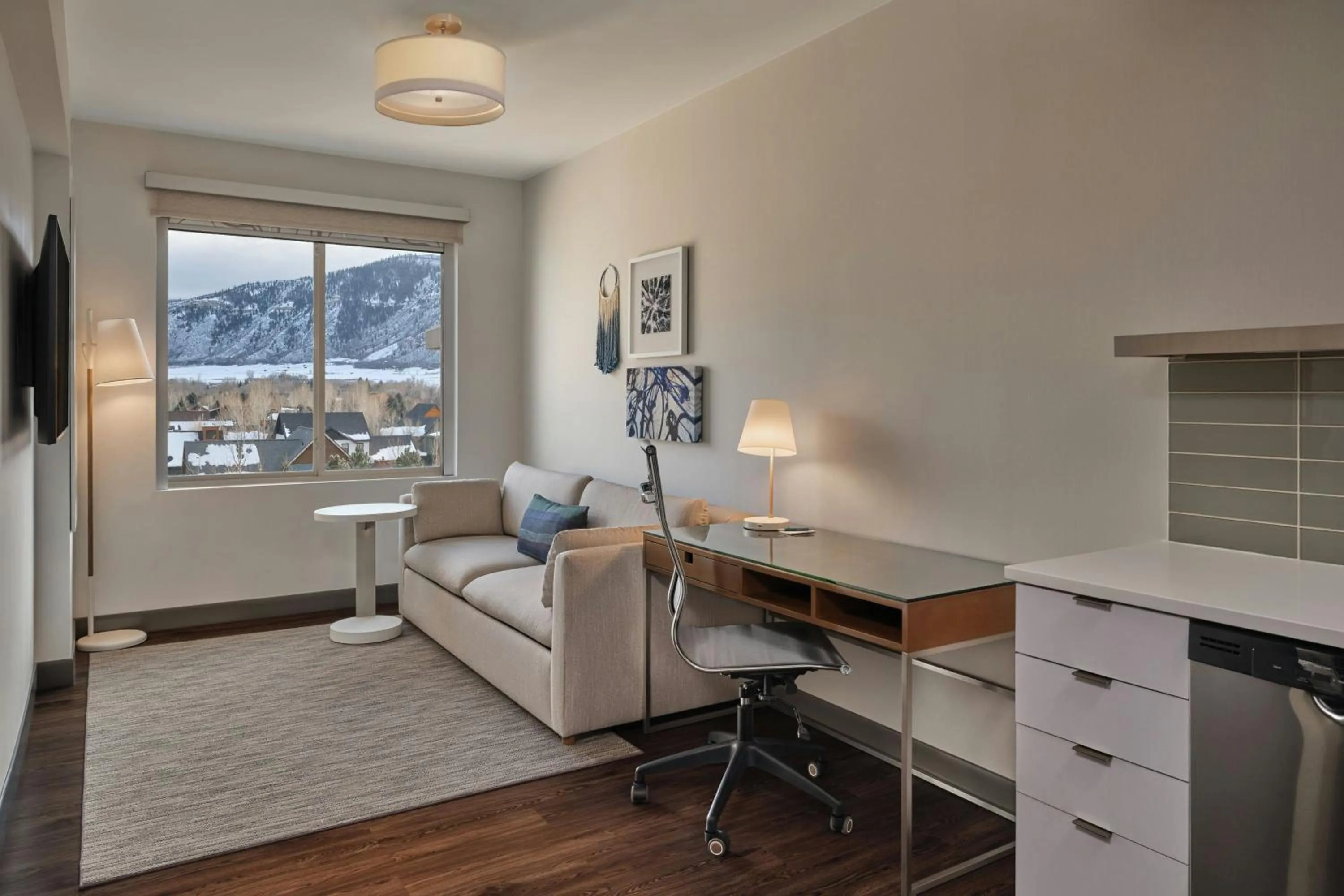 Living room in Element Basalt - Aspen
