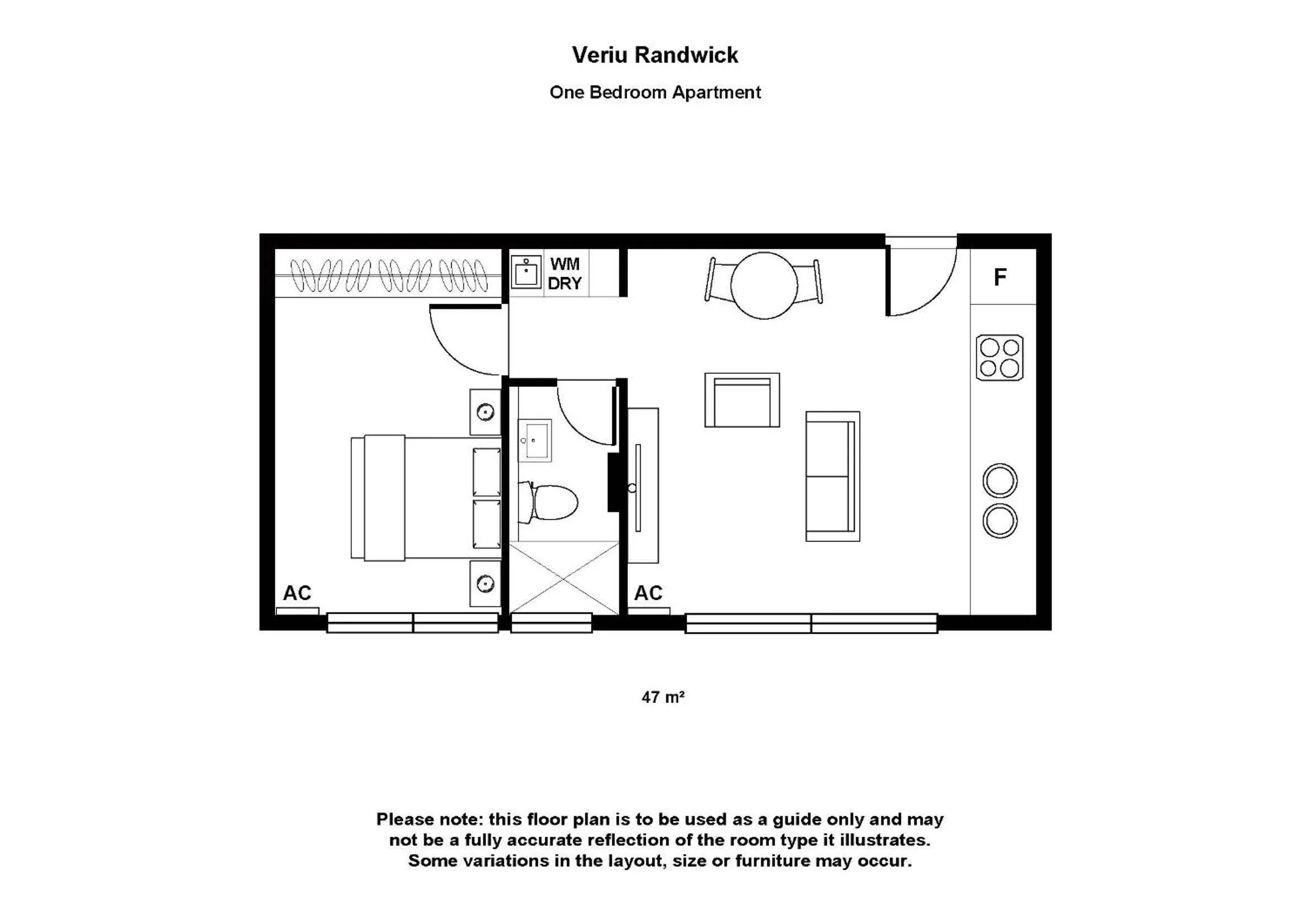 Floor plan in Veriu Randwick
