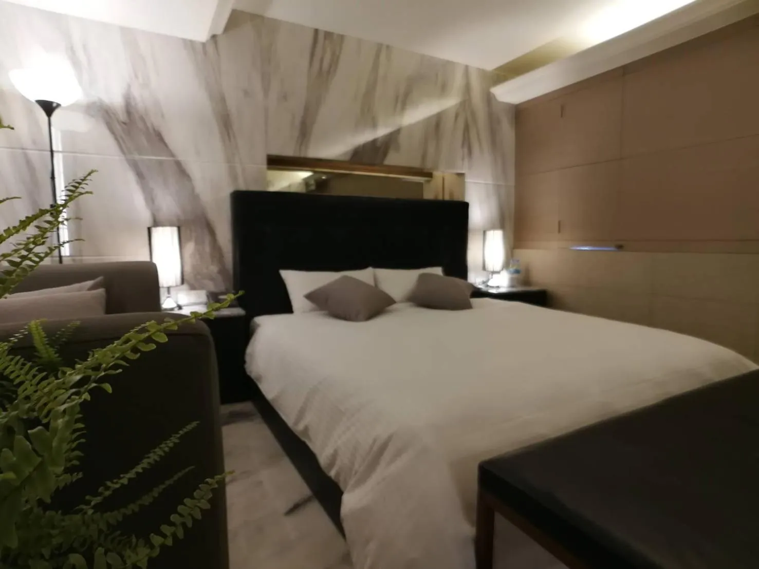 Bed in Michelle hotel