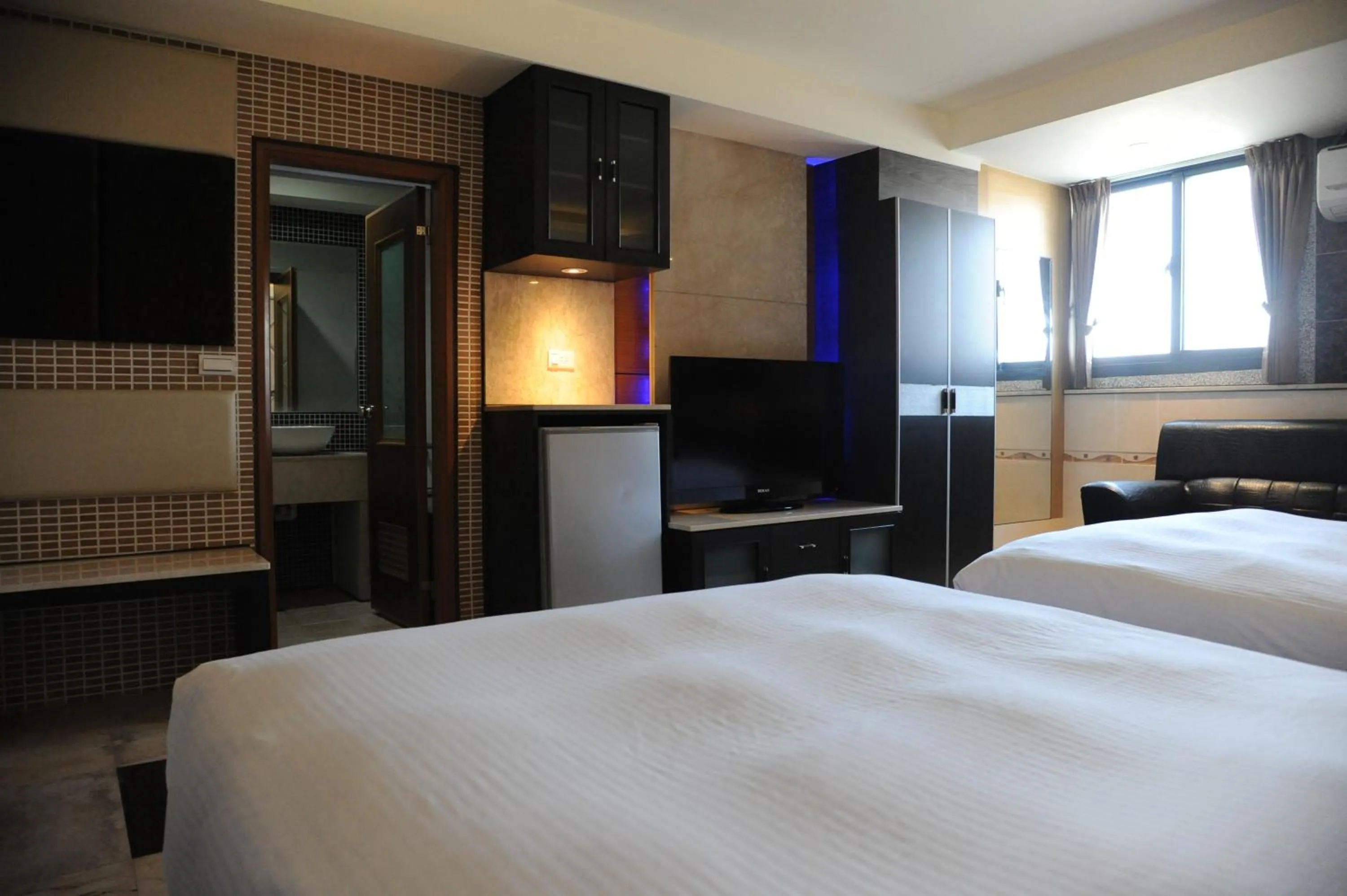 Bed in Michelle hotel