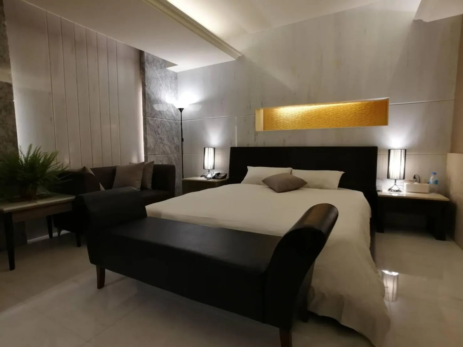 Bed in Michelle hotel