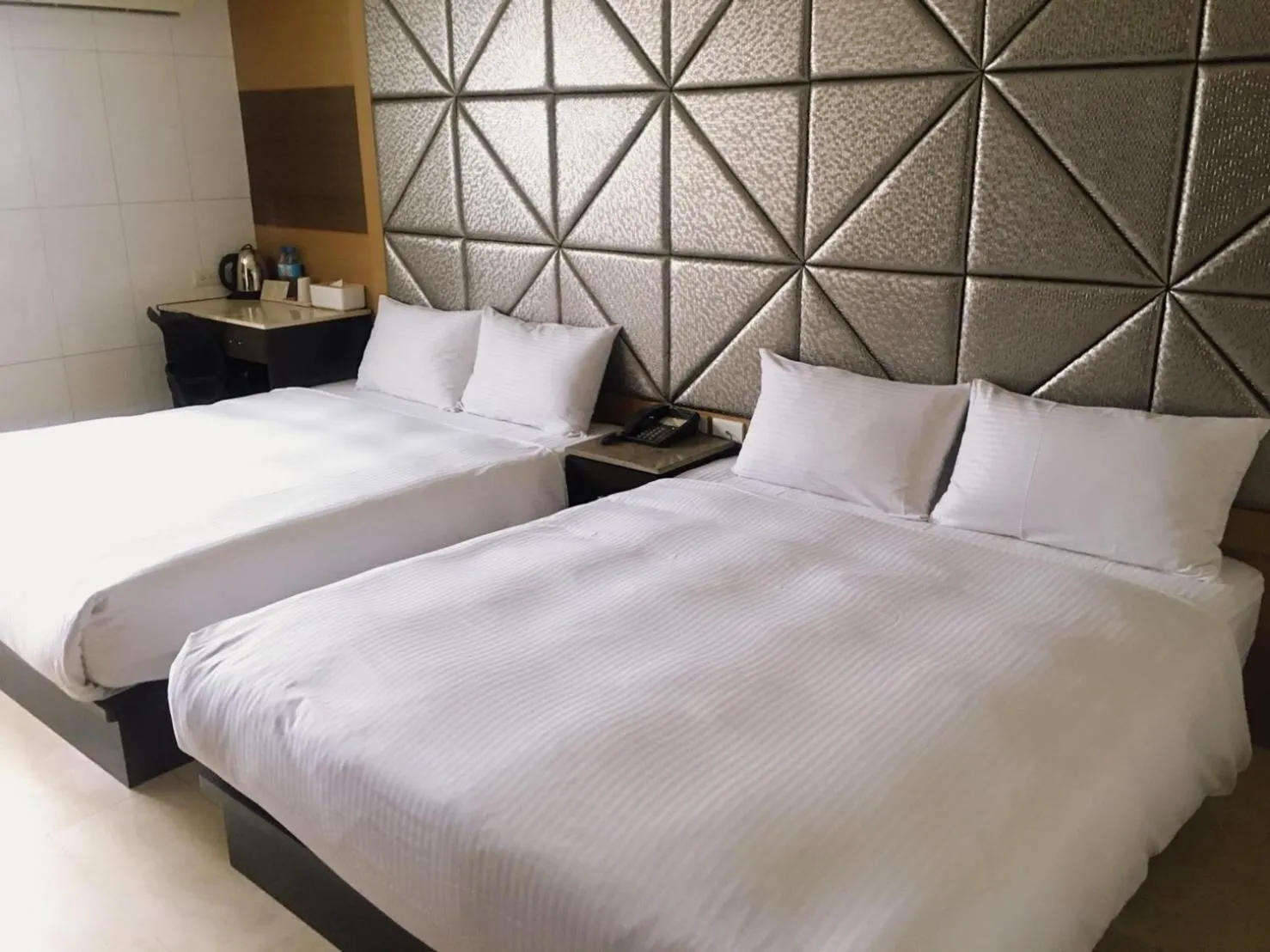 Bed in Michelle hotel