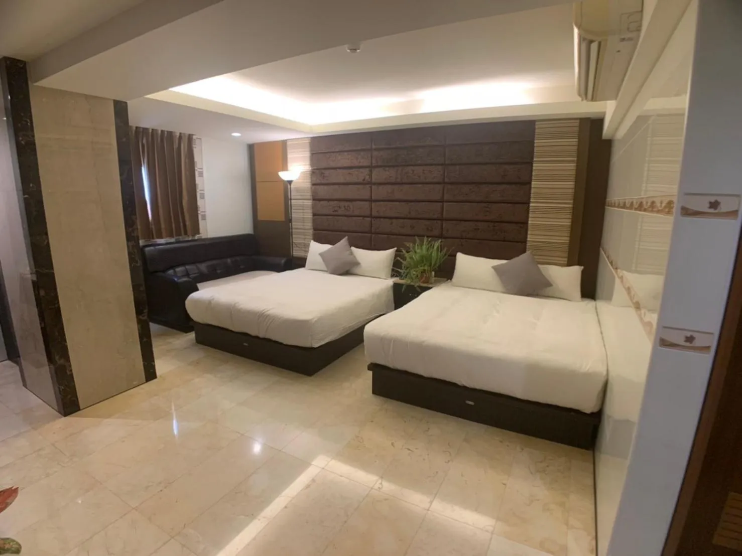 Bed in Michelle hotel