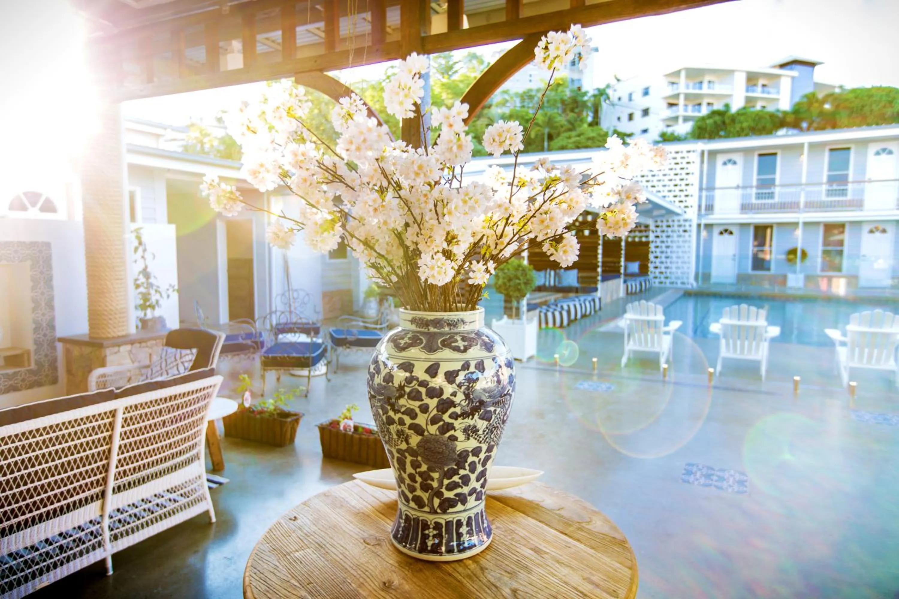 Decorative detail in Rambutan Resort