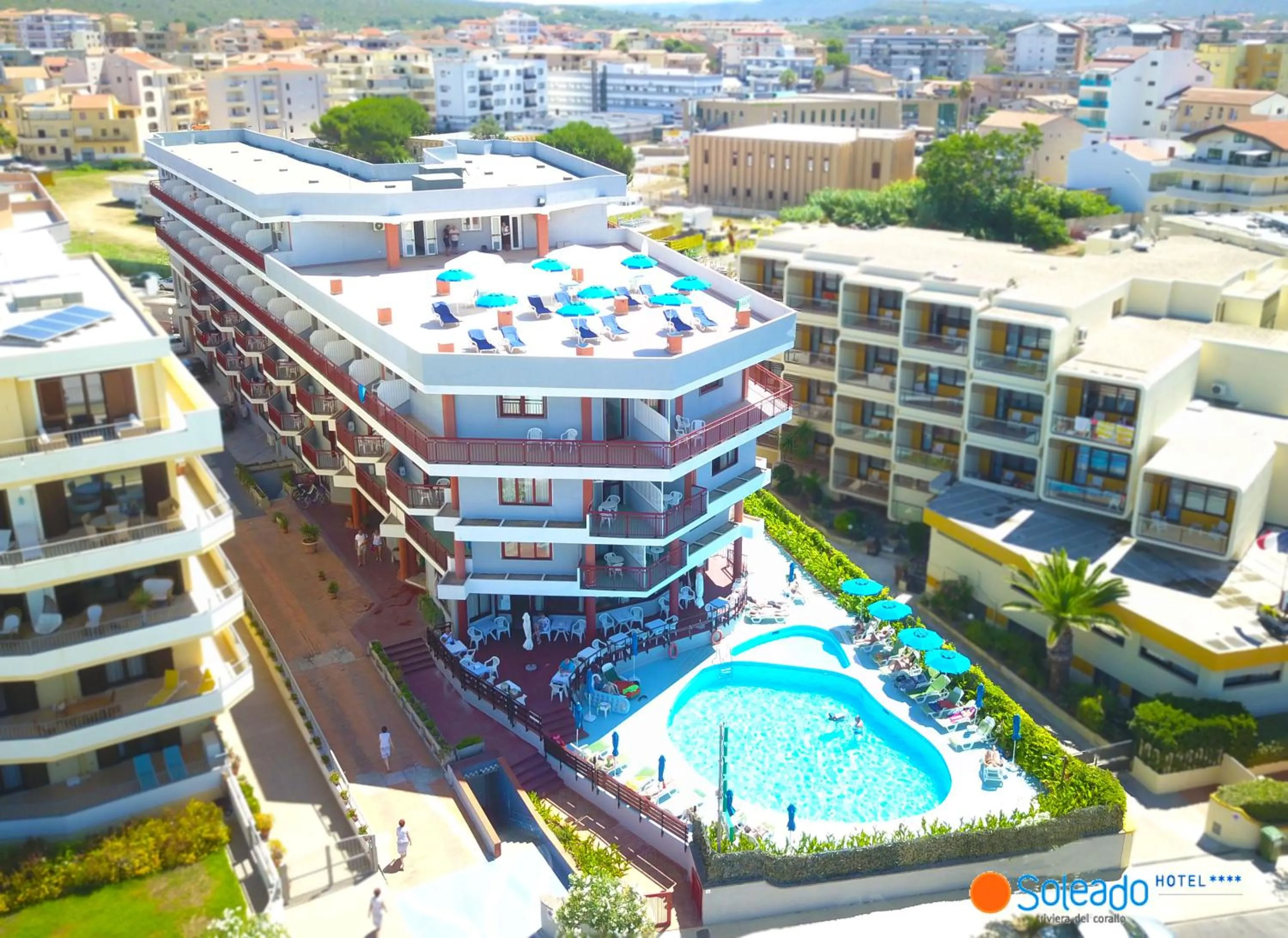 Bird's eye view in Hotel Soleado