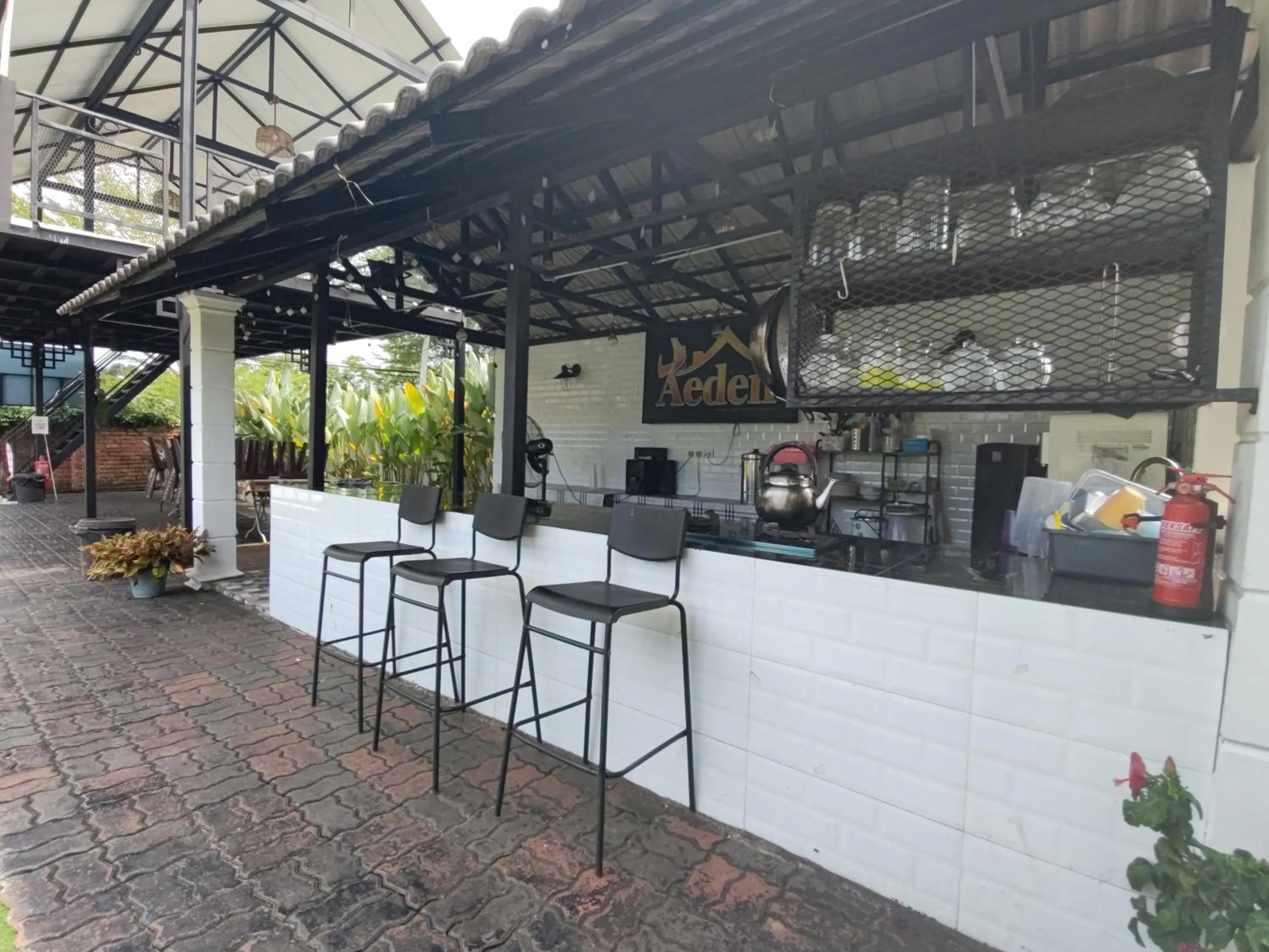 Kitchen or kitchenette in Aeden Villa Roomstay & Homestay