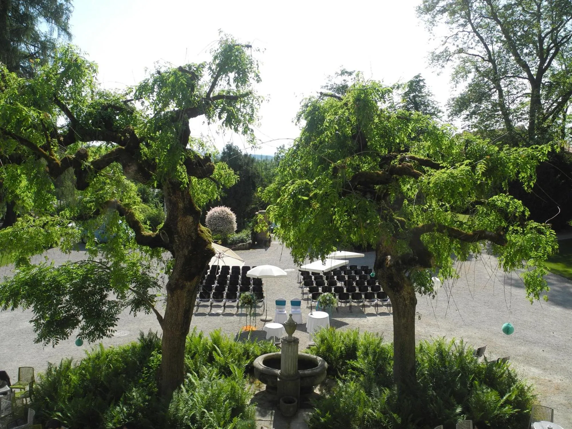 Garden in Schloss Münchenwiler