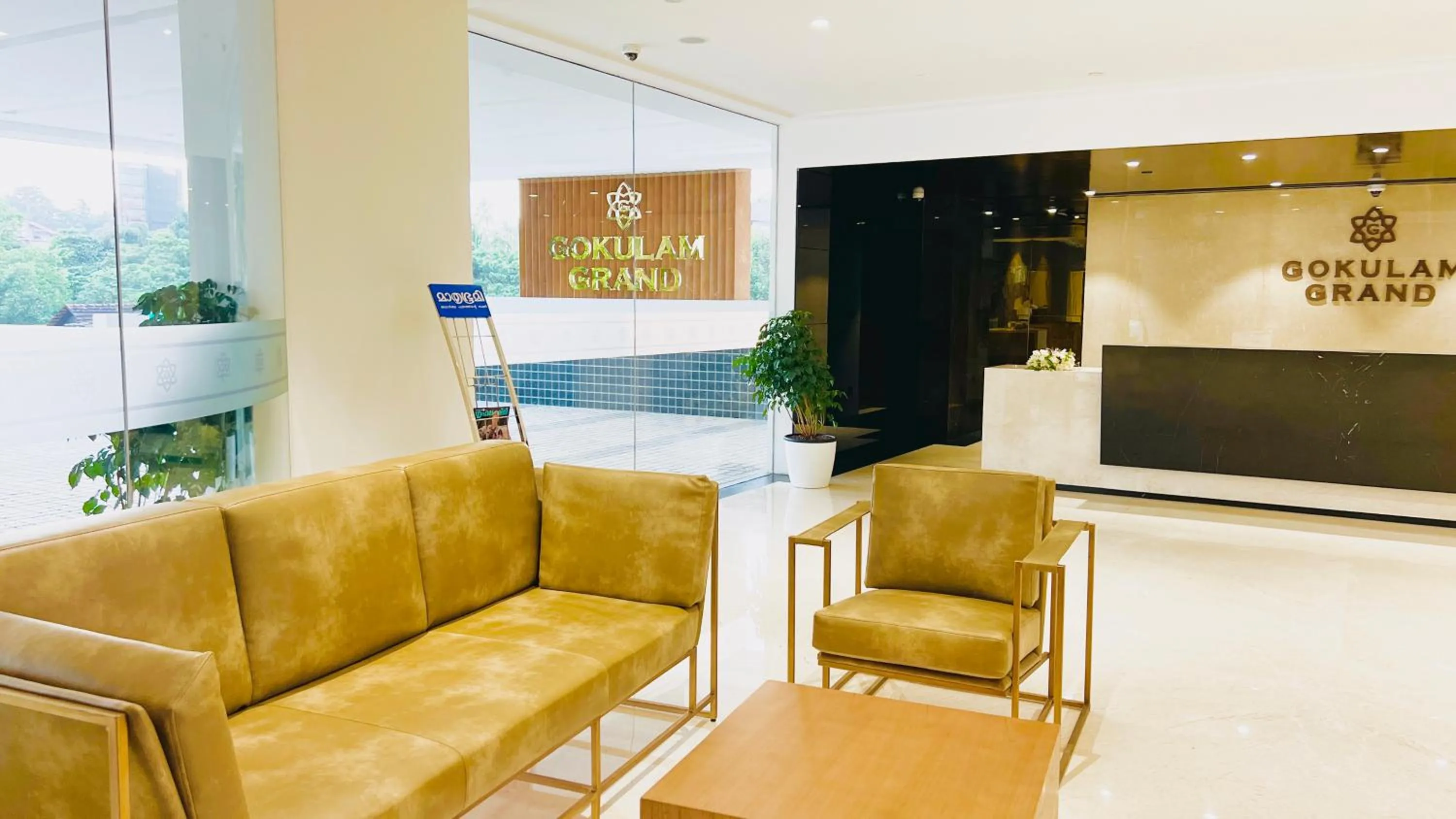 Lobby or reception in Gokulam Grand Kozhikode