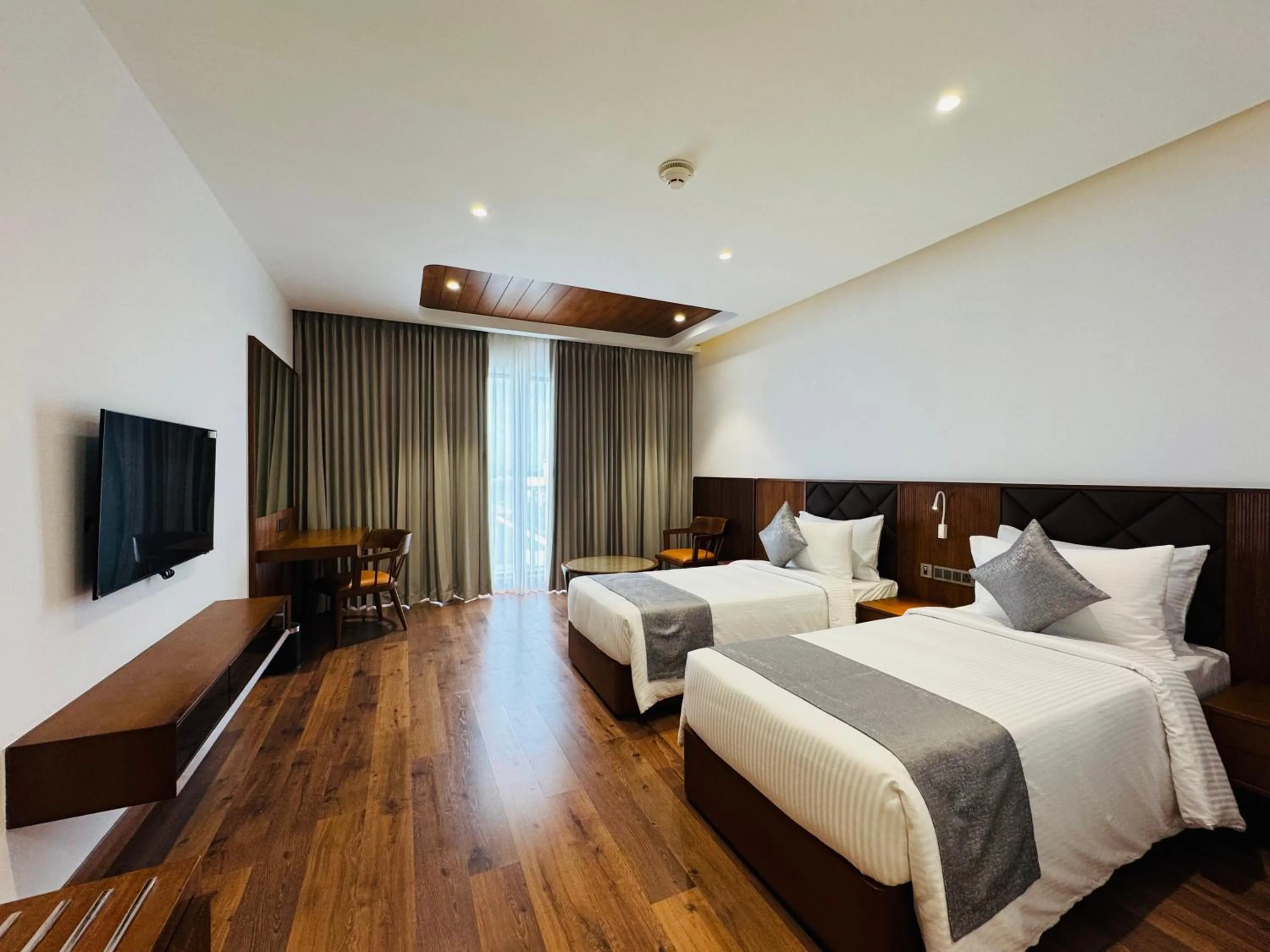 Bed in Gokulam Grand Kozhikode