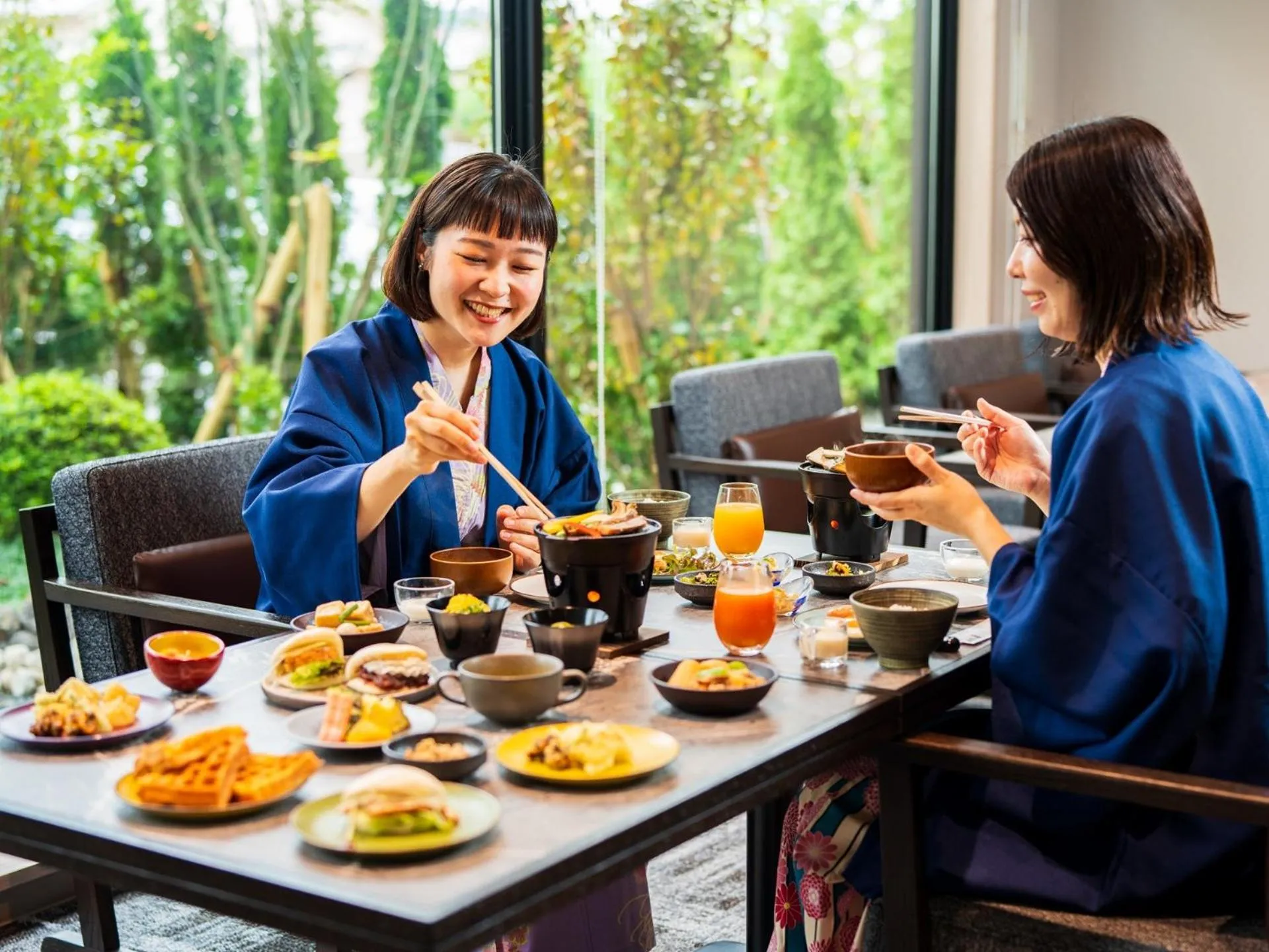 Breakfast in Grandvrio Hotel Tamba Sasayama Wakura - ROUTE INN HOTELS -