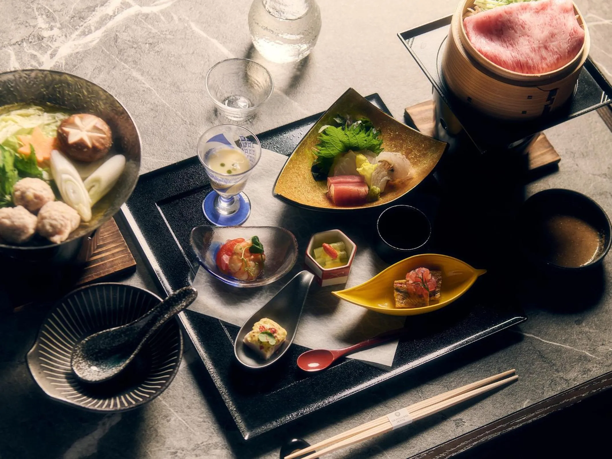 Dinner in Grandvrio Hotel Tamba Sasayama Wakura - ROUTE INN HOTELS -