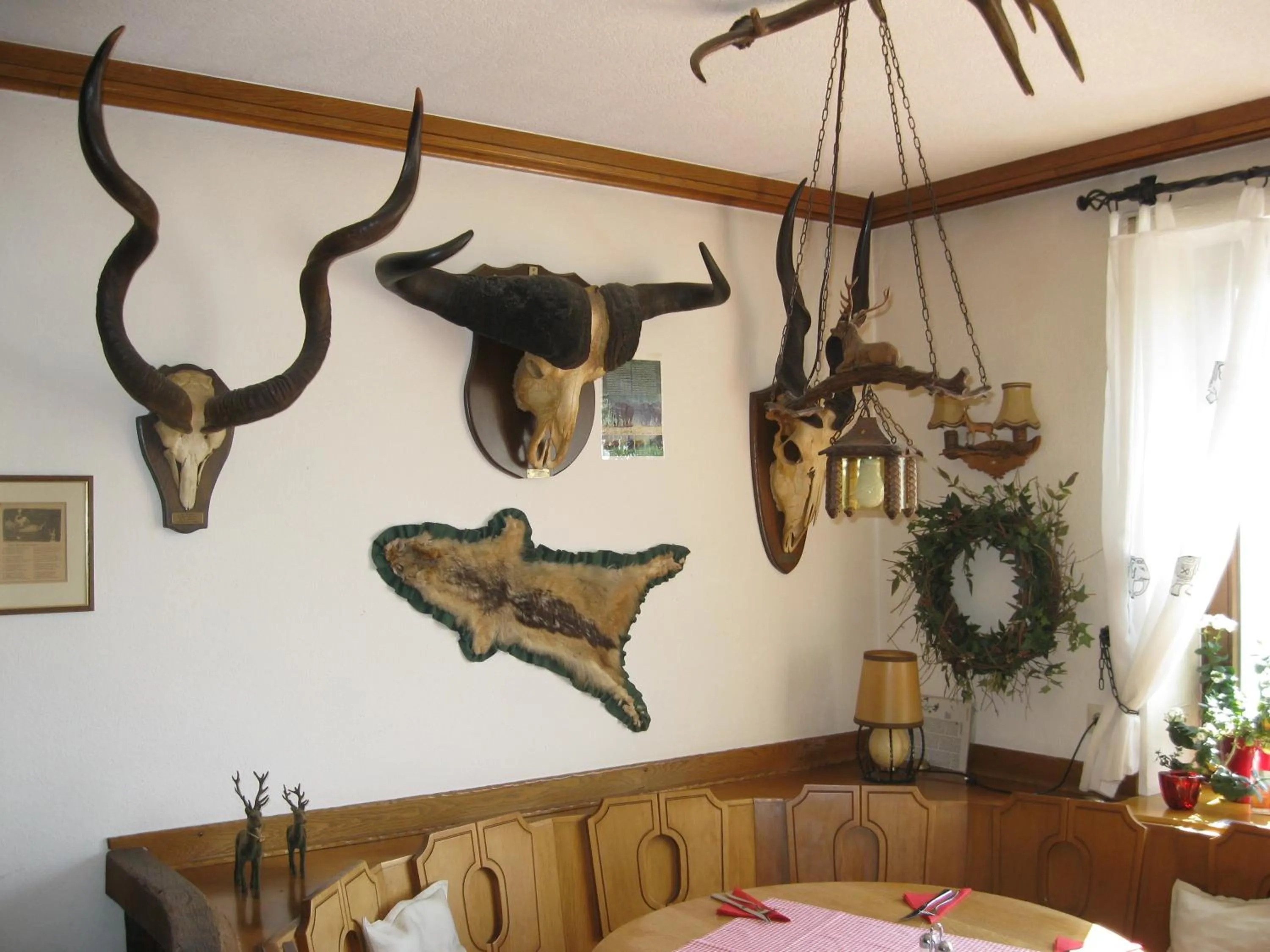 Decorative detail in Jagdhaus Weber