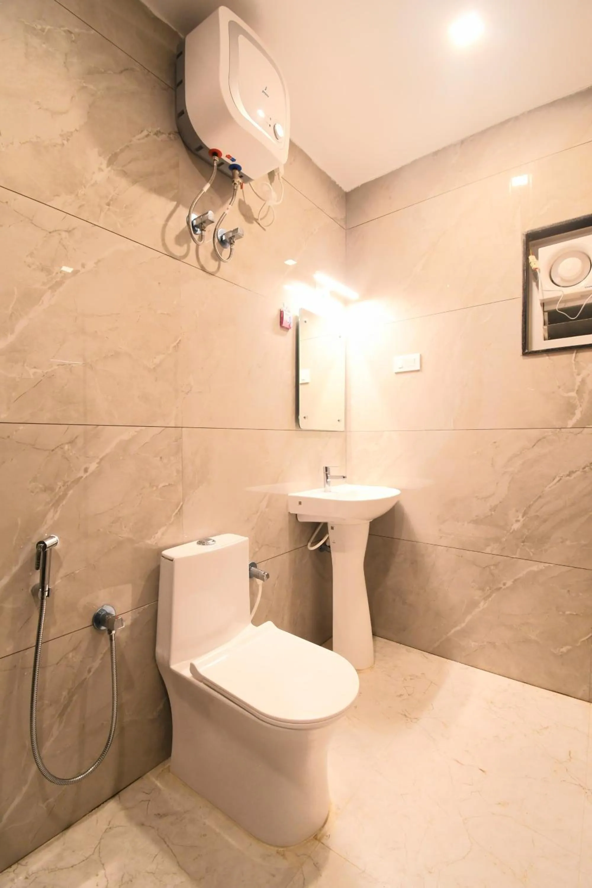 Bathroom in Hotel Sai Swastik