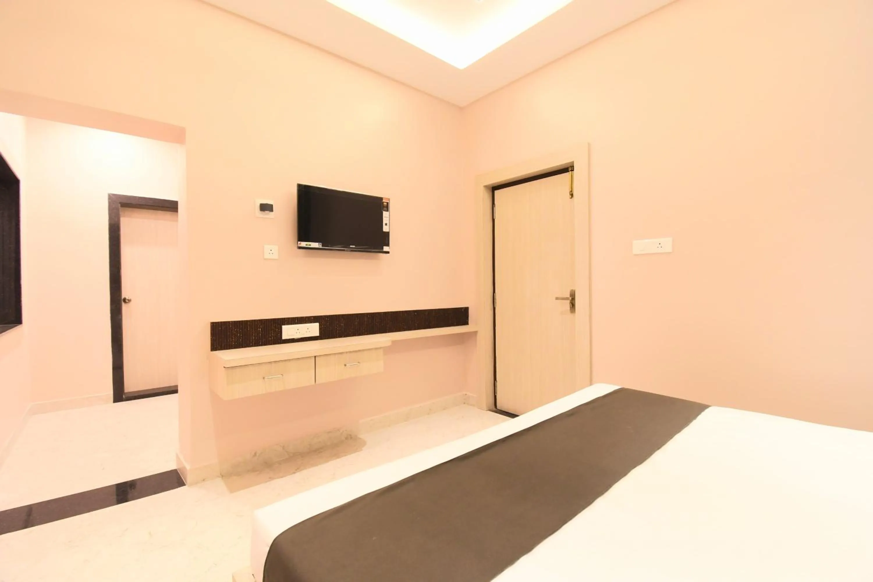 Bed in Hotel Sai Swastik