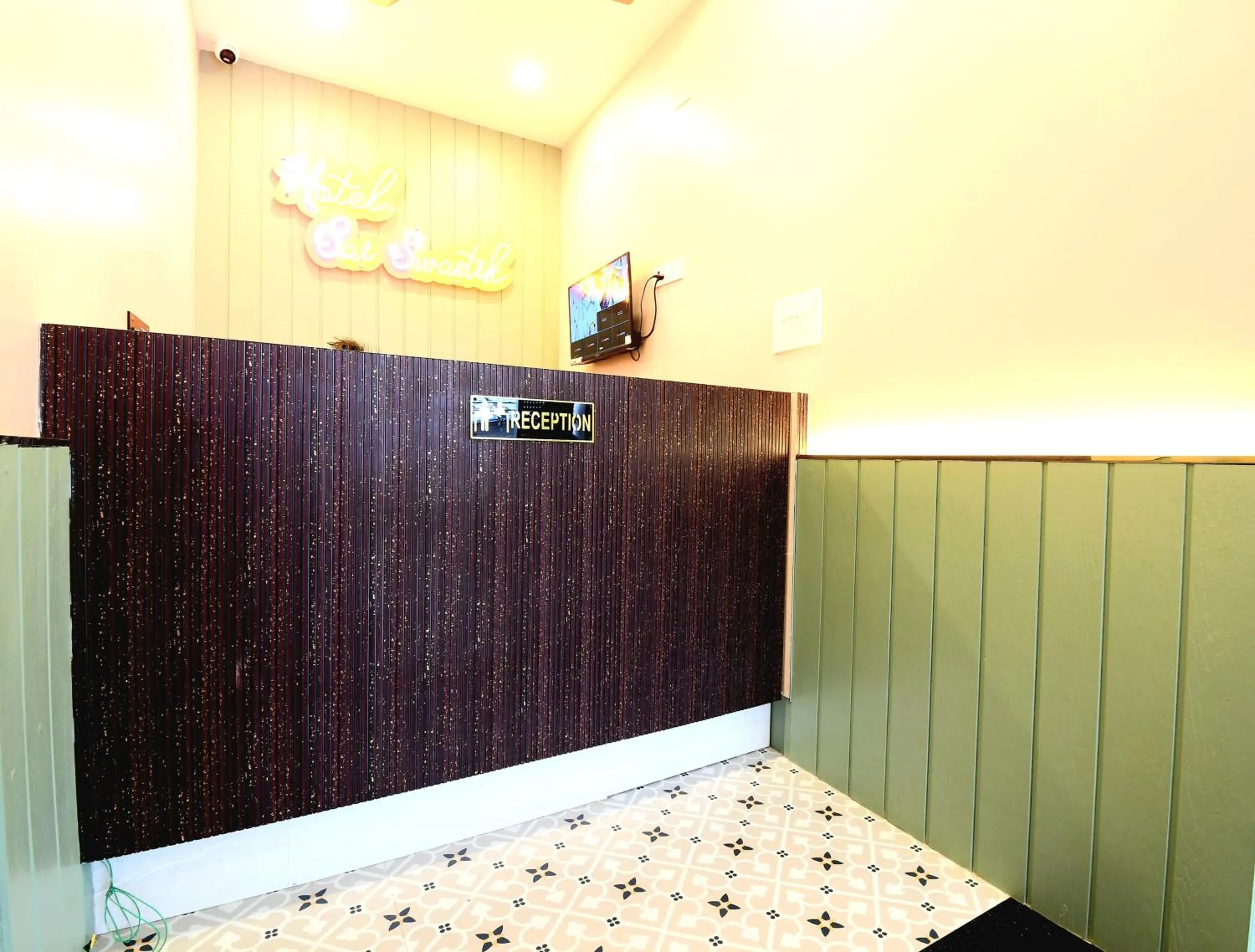 Bed in Hotel Sai Swastik