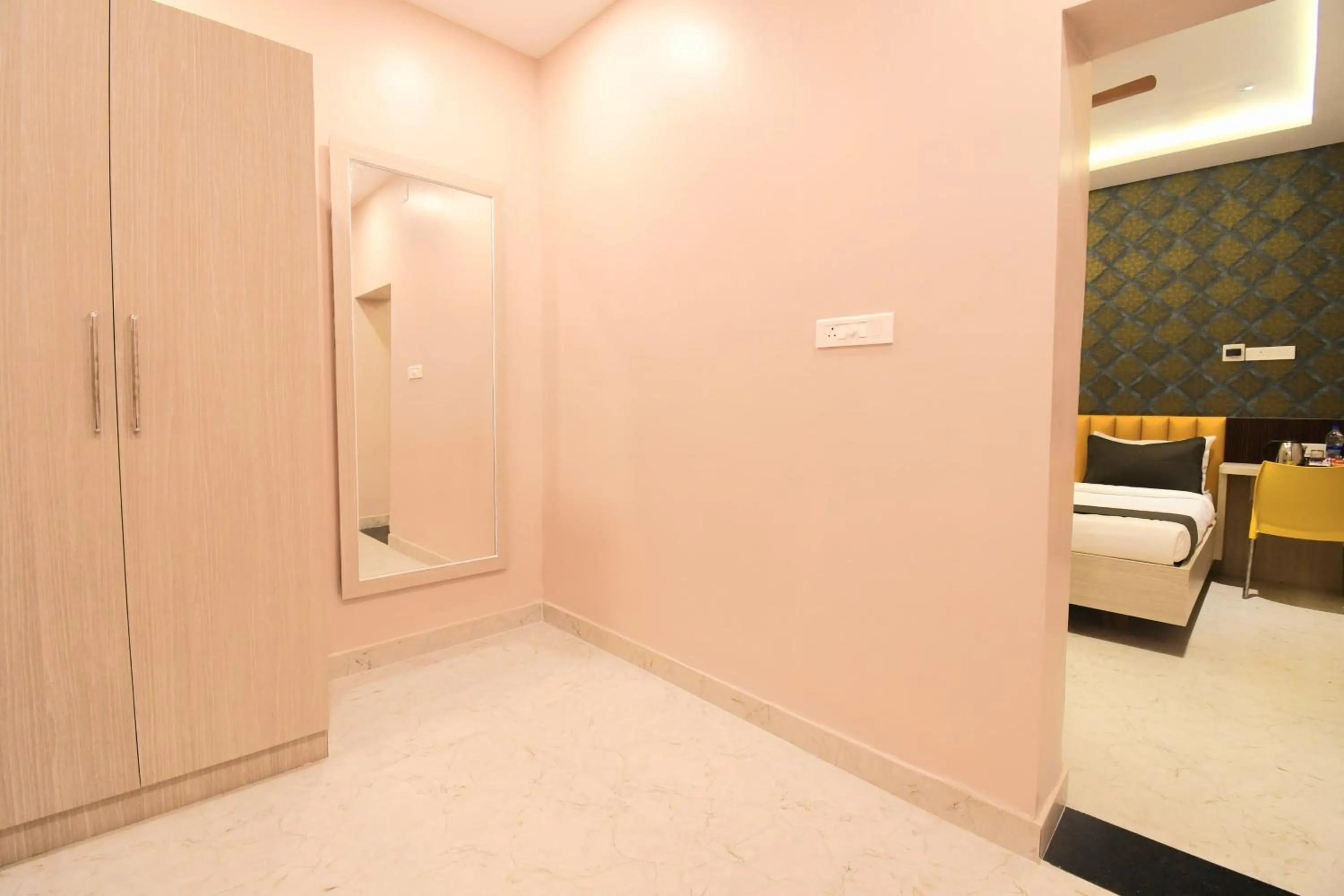 Bed in Hotel Sai Swastik