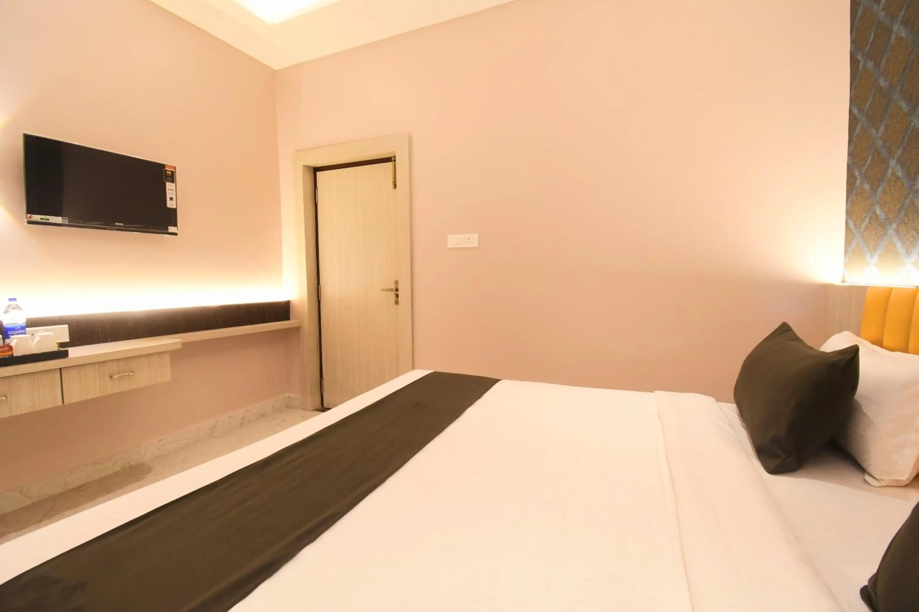 Bed in Hotel Sai Swastik