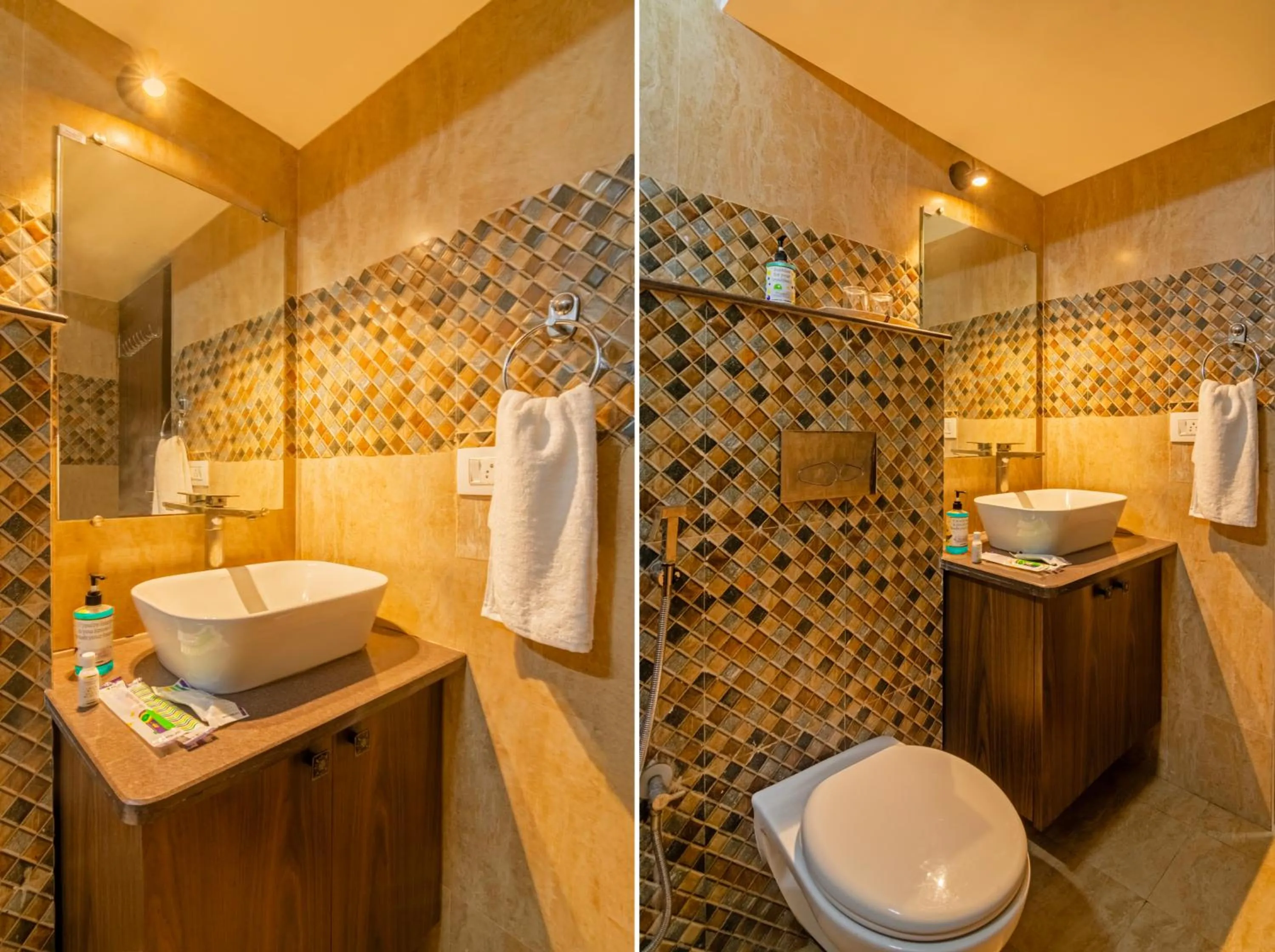 Bathroom in Treebo Petals Suites & Banquet - New Town