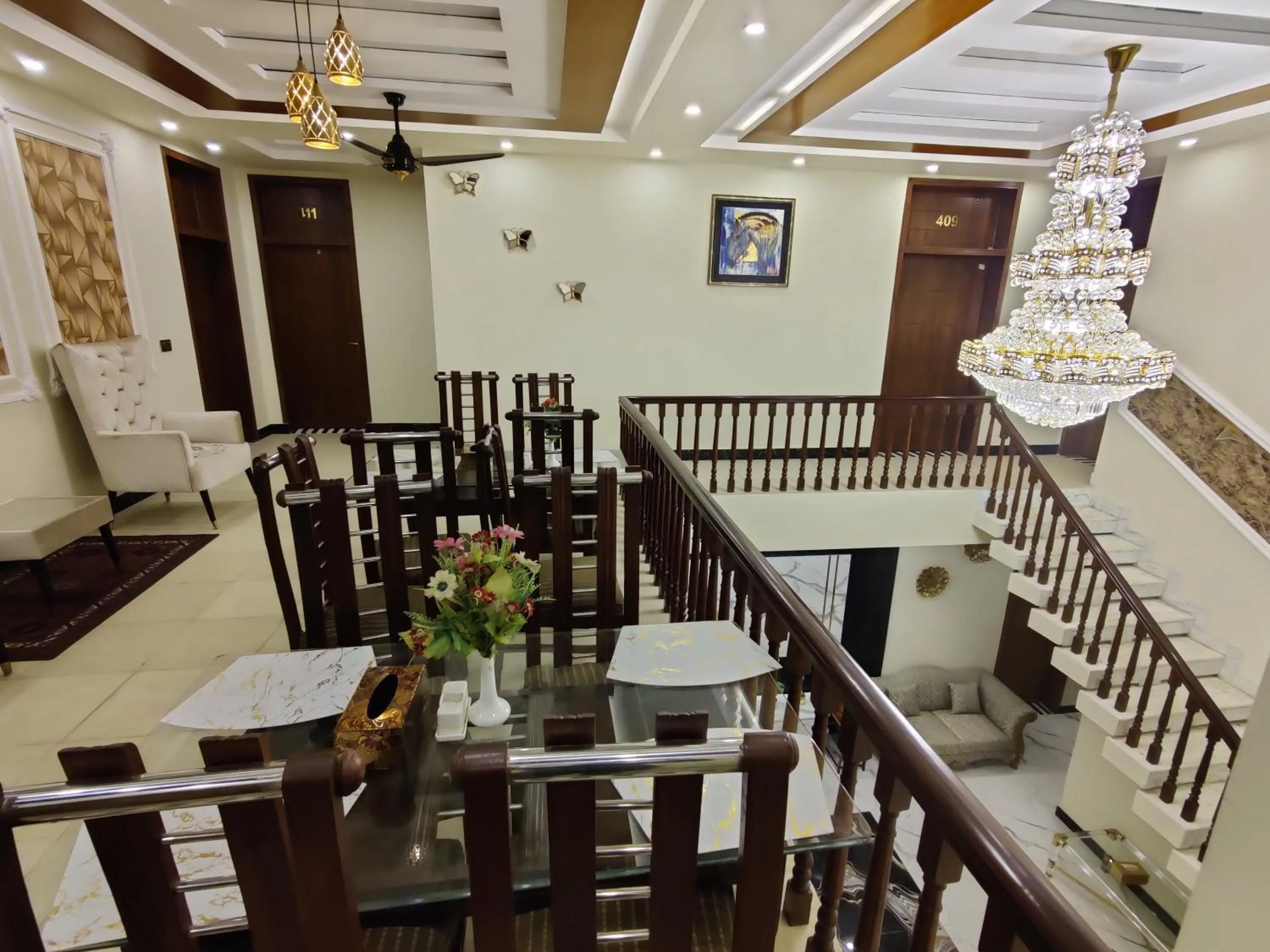 Bed in AL Fateh Hotel