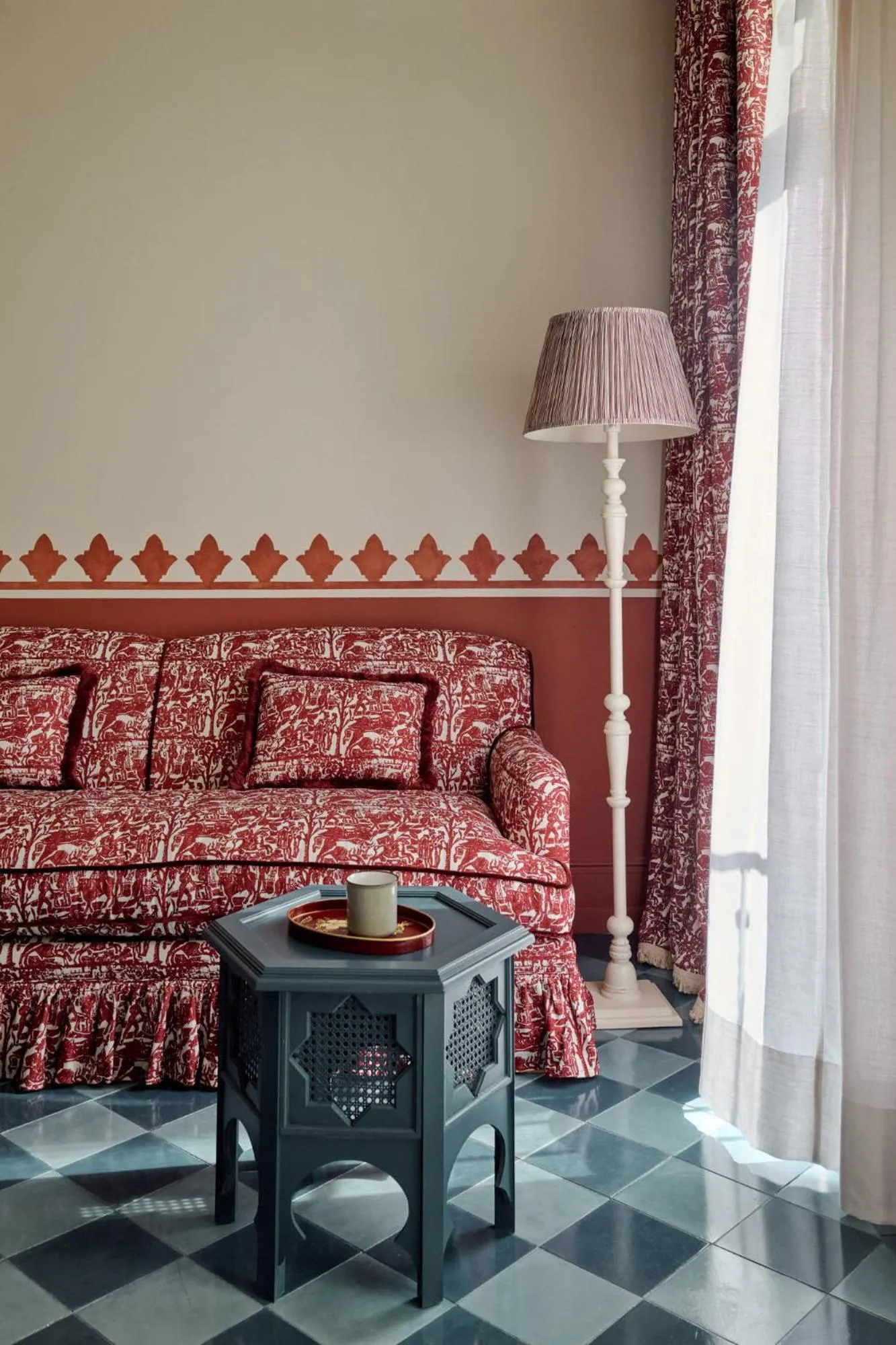 Living room in Cristine Bedfor Sevilla Boutique Hotel