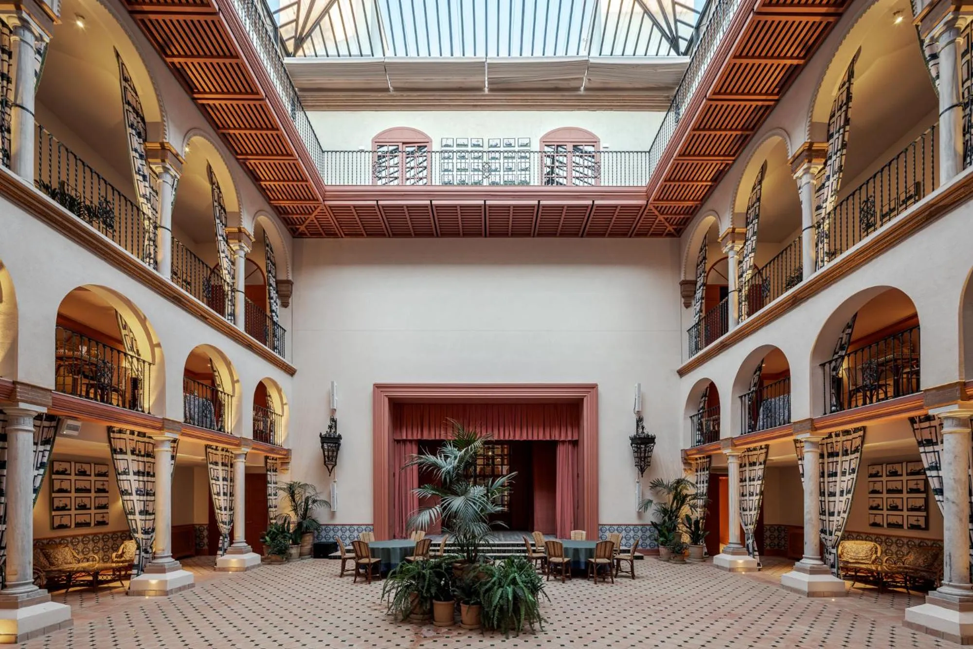 Patio in Cristine Bedfor Sevilla Boutique Hotel