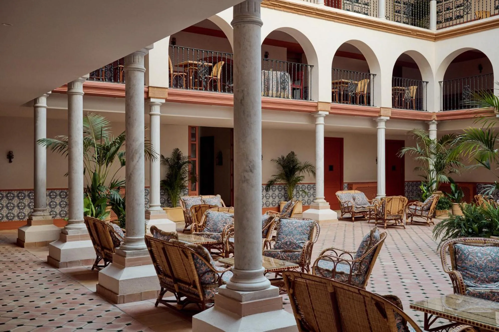 Patio in Cristine Bedfor Sevilla Boutique Hotel