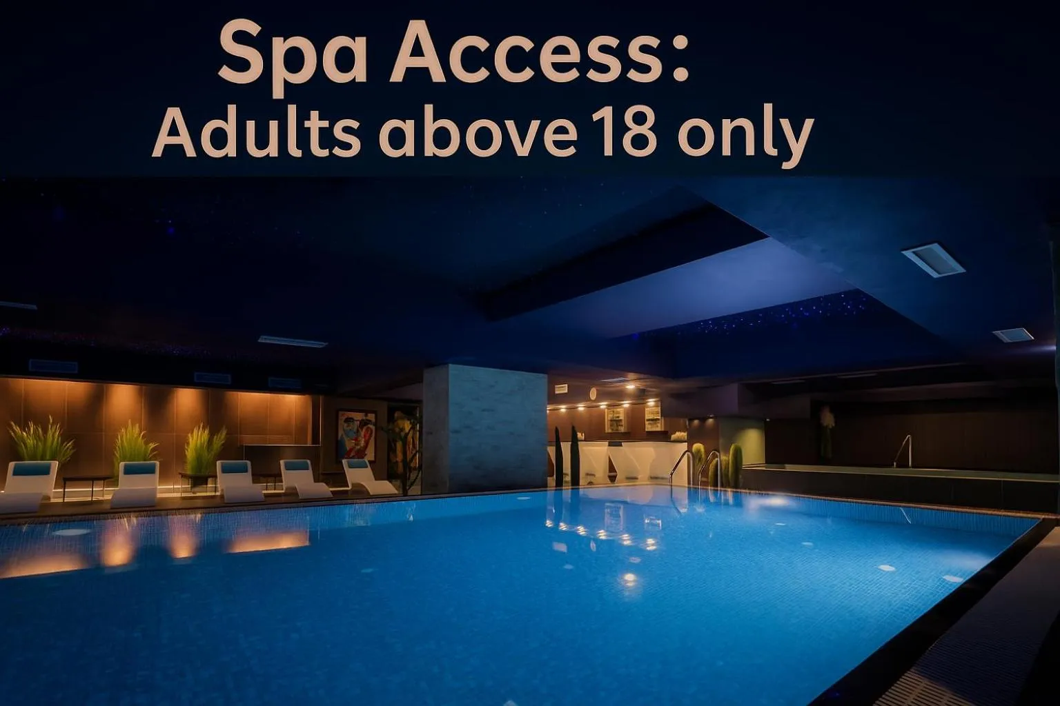 Swimming pool in Bliss Palace Hotel & Spa