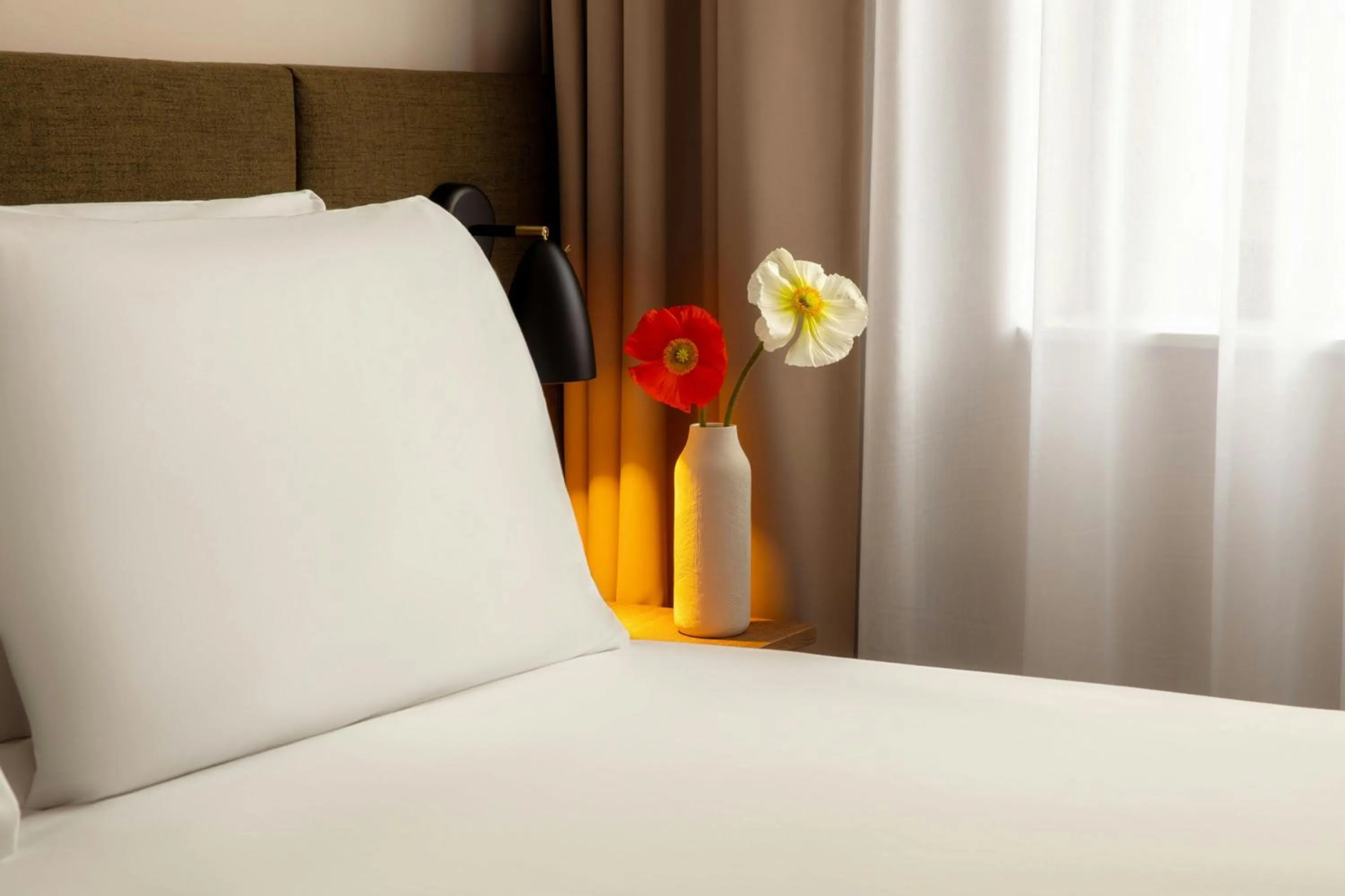 Photo of the whole room, Bed in Hotel Middelland Rotterdam