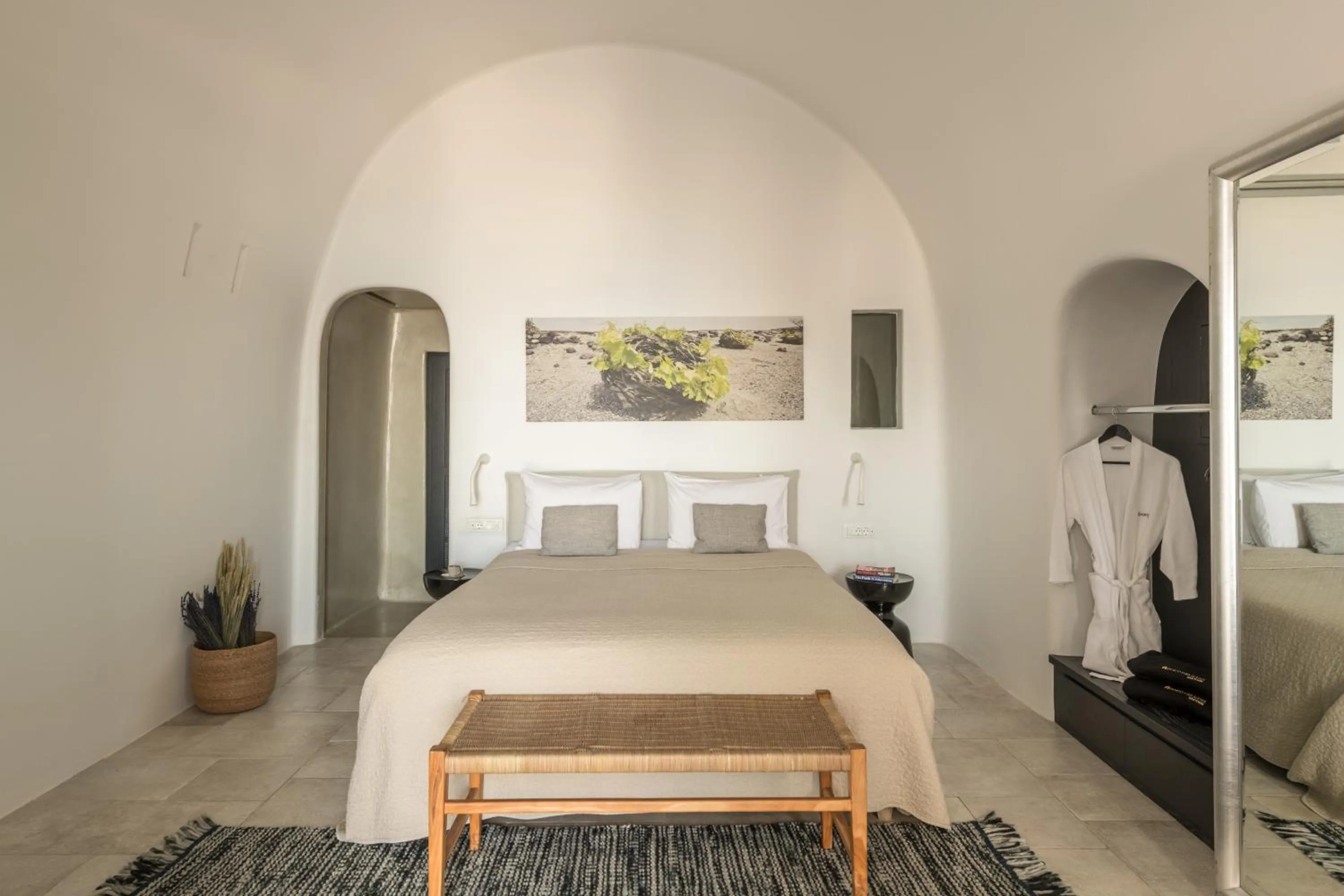 Bed in Porto Fira Suites