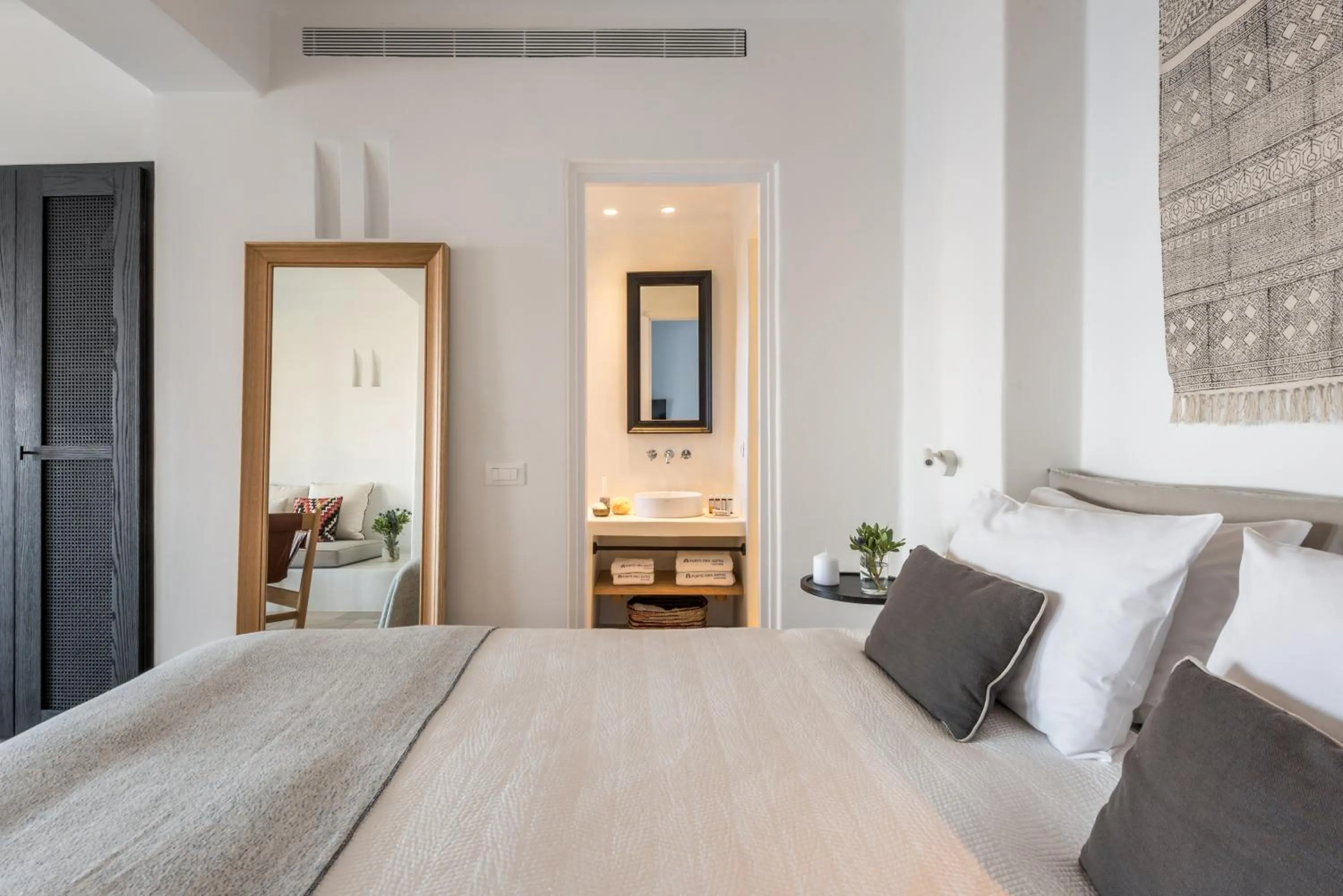 Bed in Porto Fira Suites