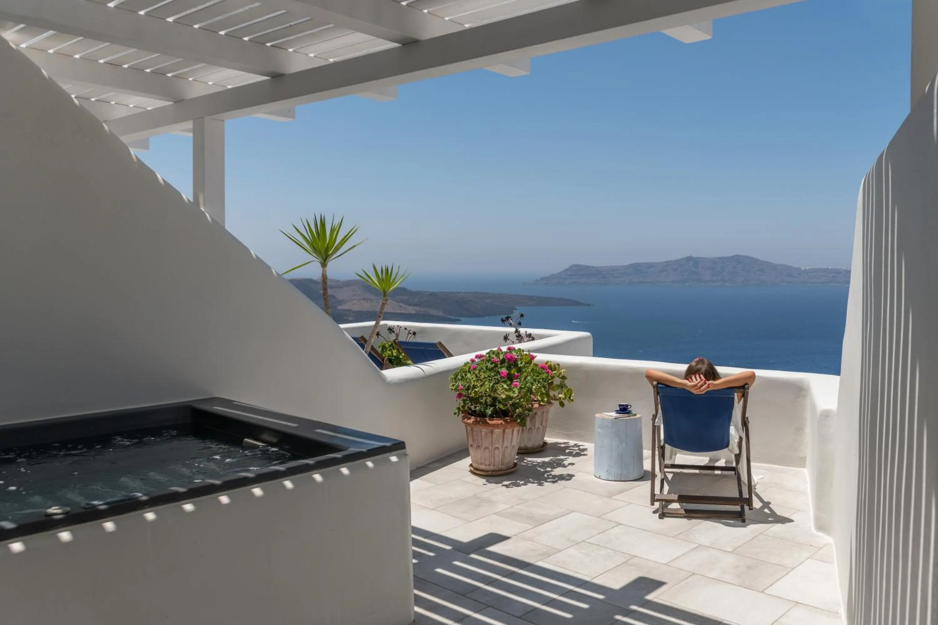Hot Tub in Porto Fira Suites