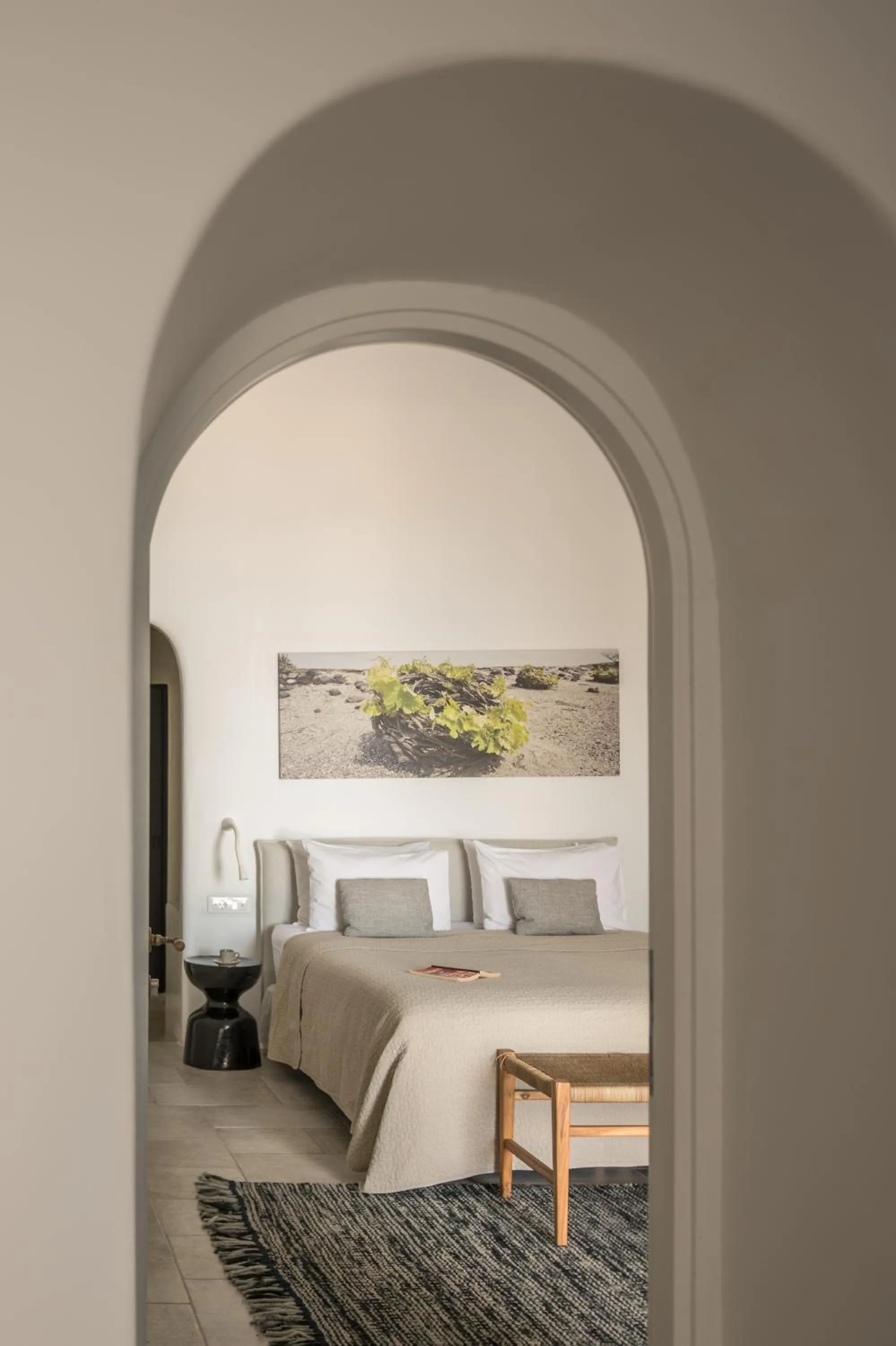 Bed in Porto Fira Suites