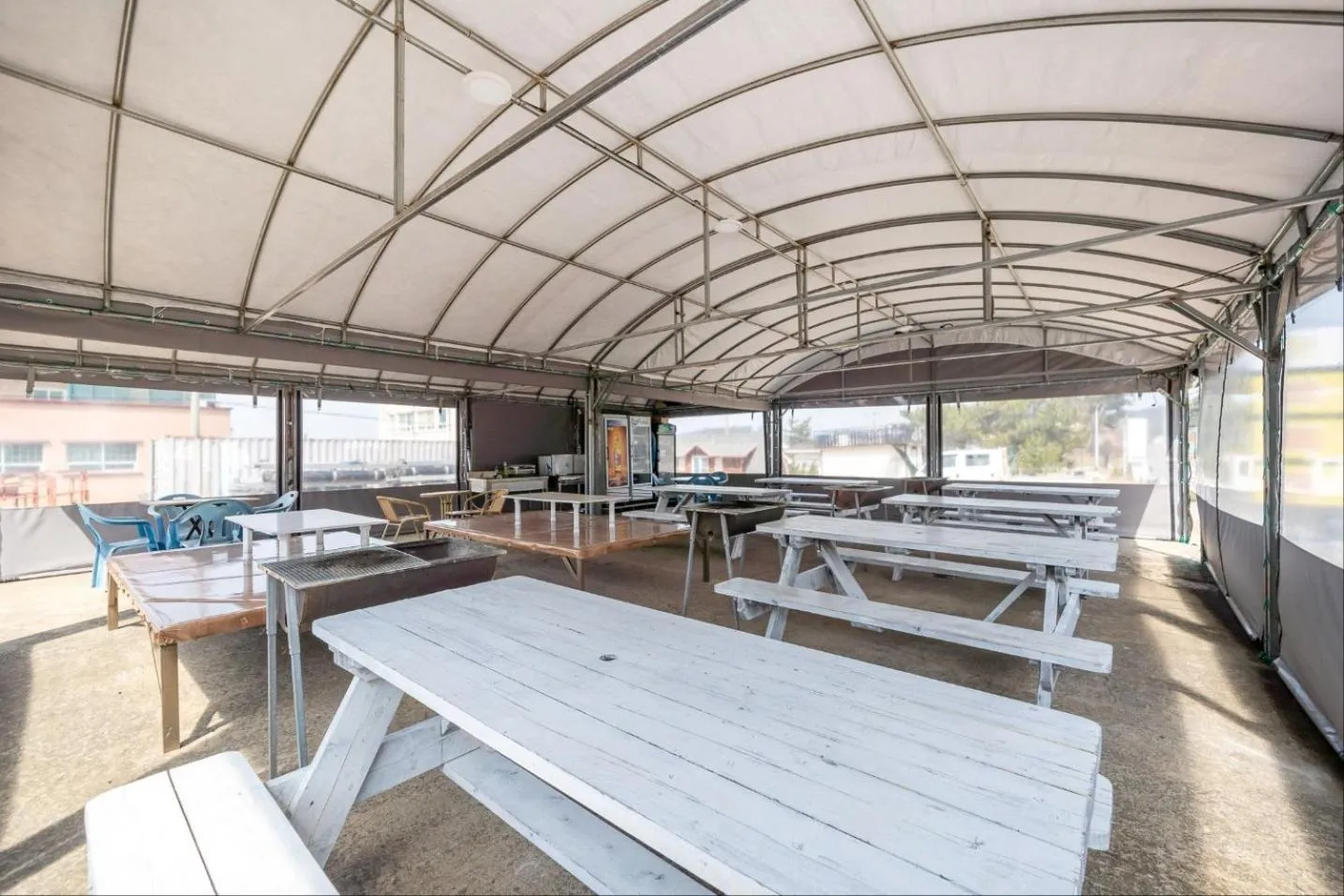 BBQ facilities in Taean Manripo Feel Hotel