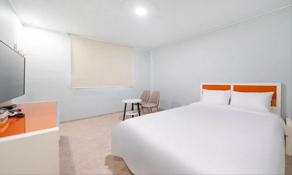 Bed in Taean Manripo Feel Hotel