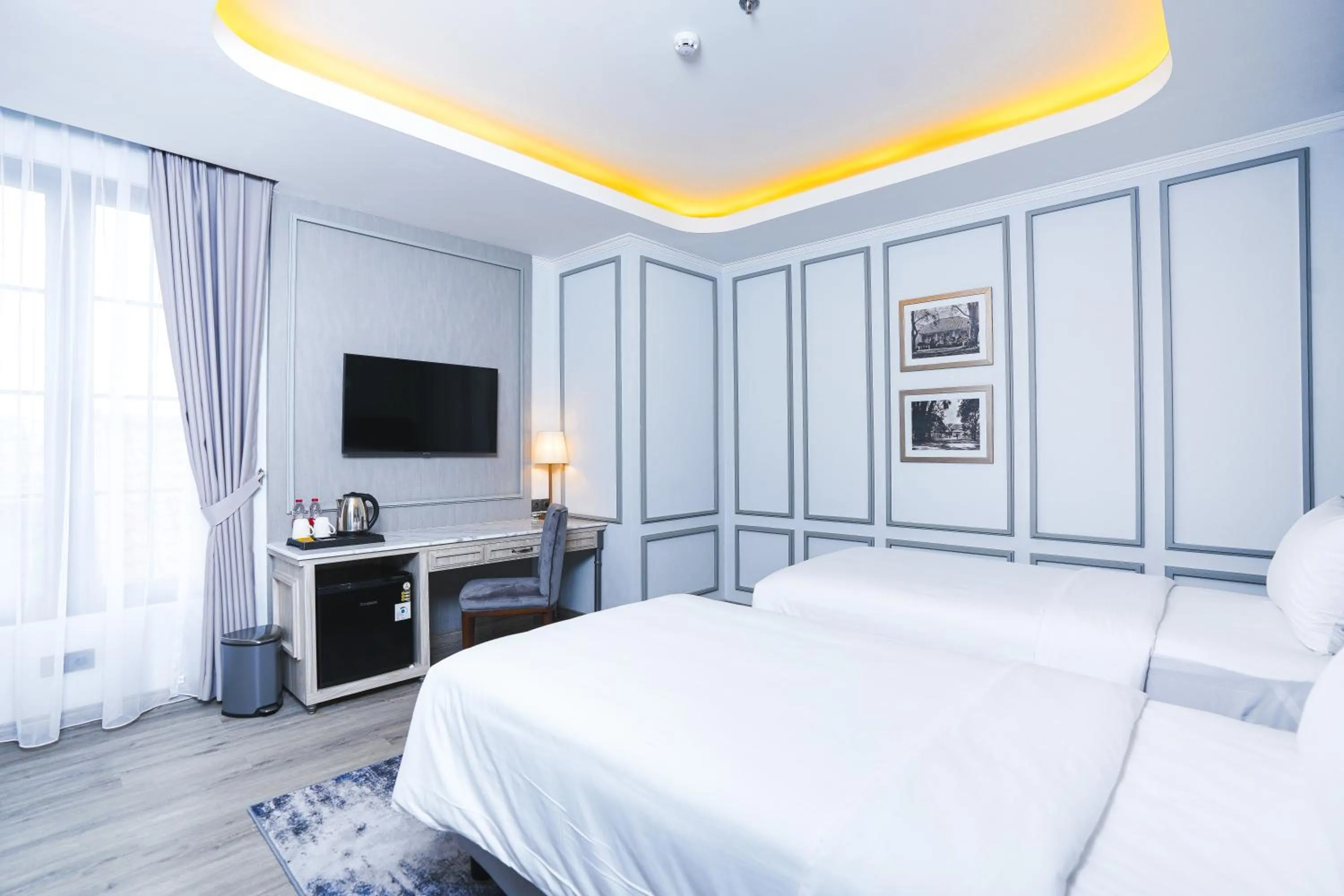 Bed in De Bijou Boutique Hotel Yogyakarta