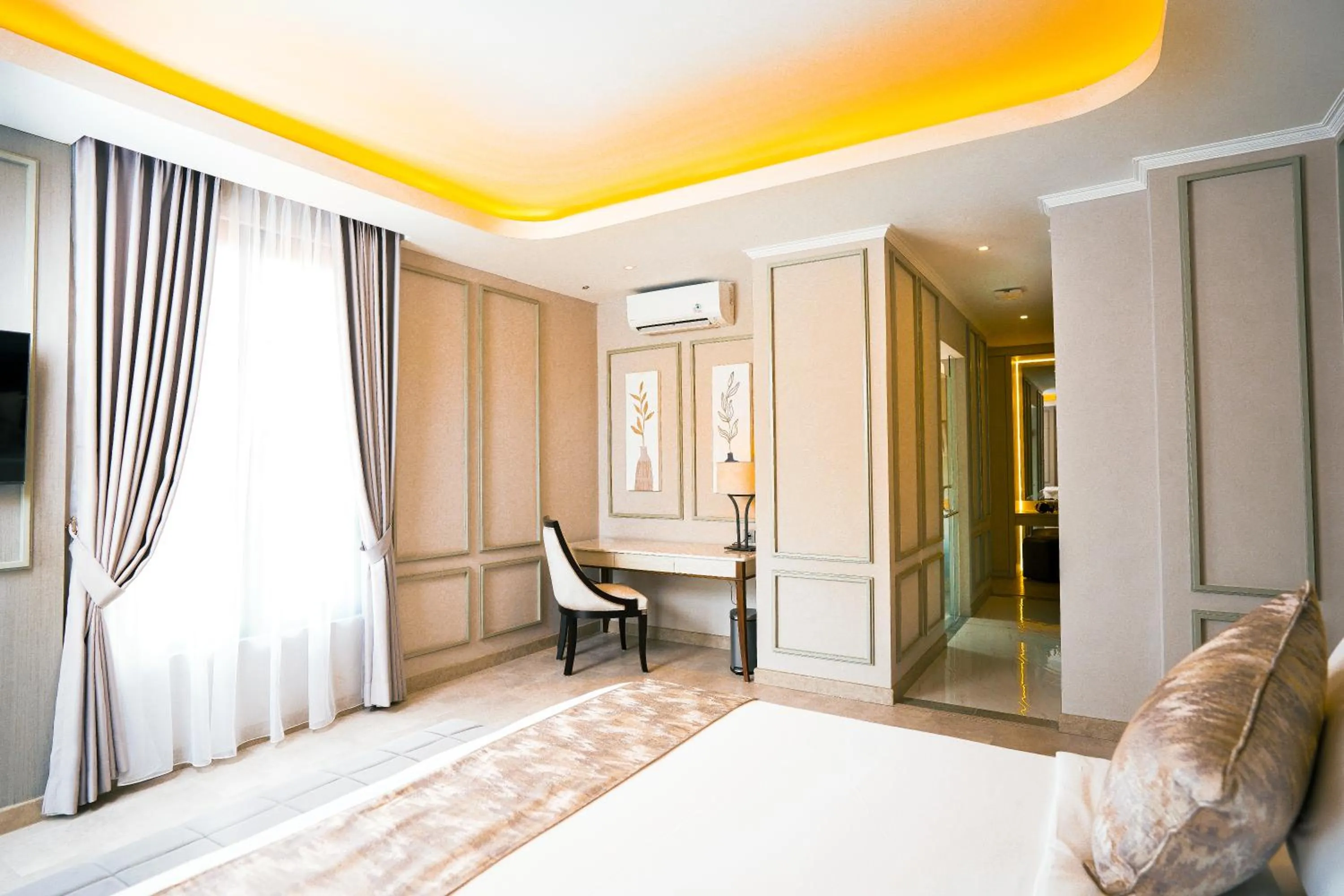 Bed in De Bijou Boutique Hotel Yogyakarta