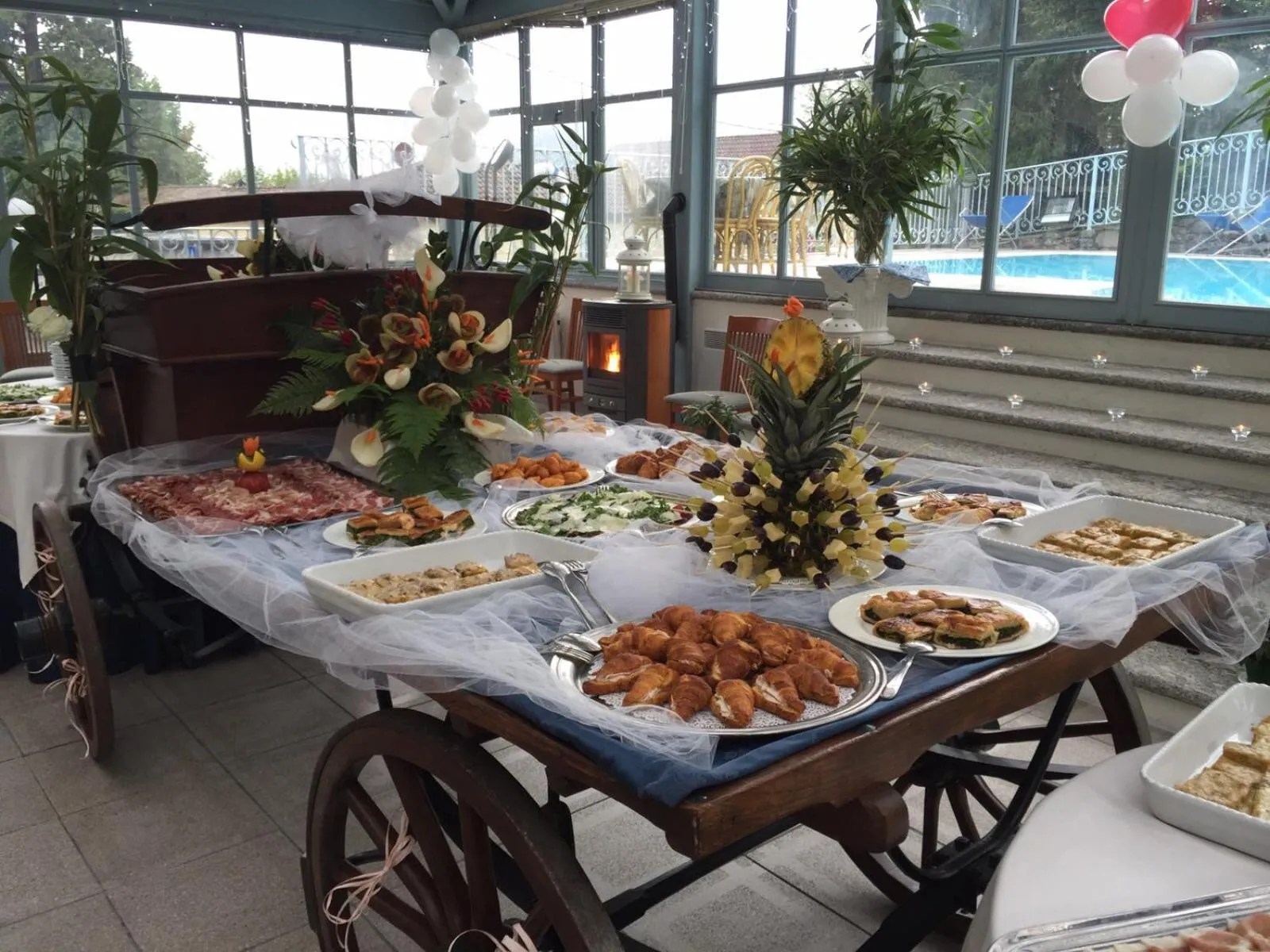 Food close-up in Hotel Lario