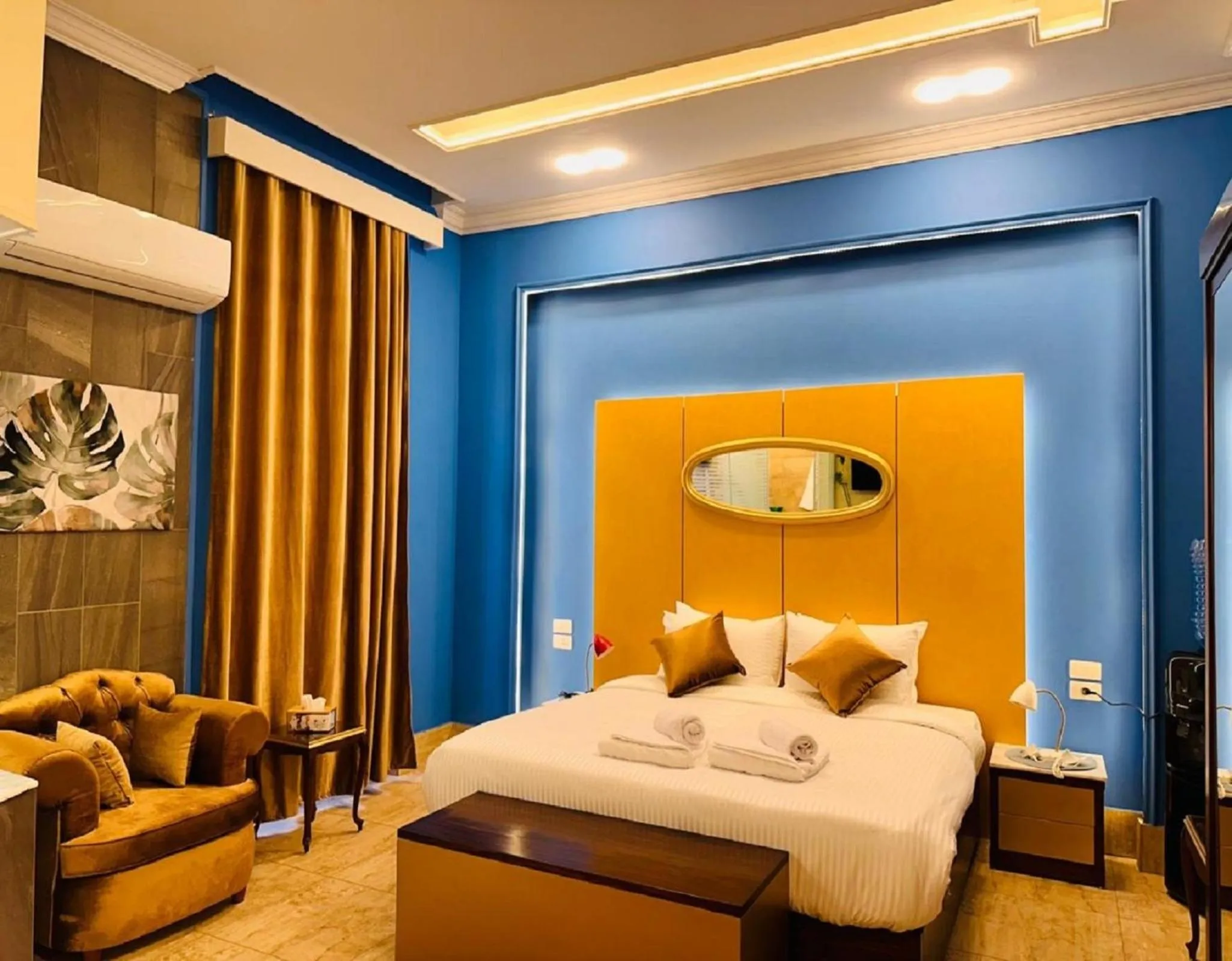 Bed in GA Plus Hotel in the heart of Cairo