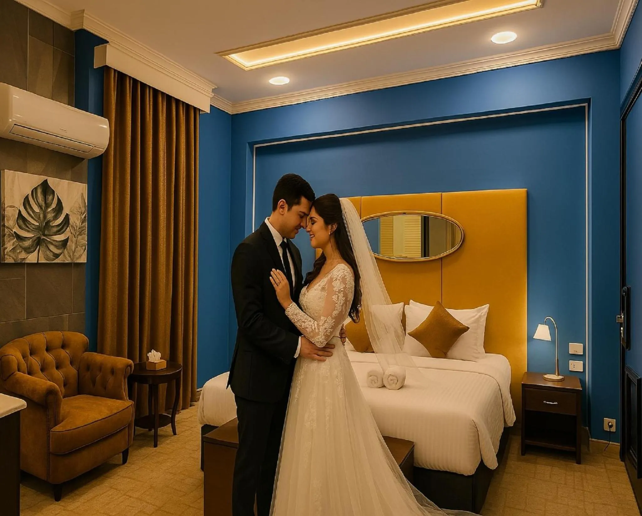 Bed in GA Plus Hotel in the heart of Cairo