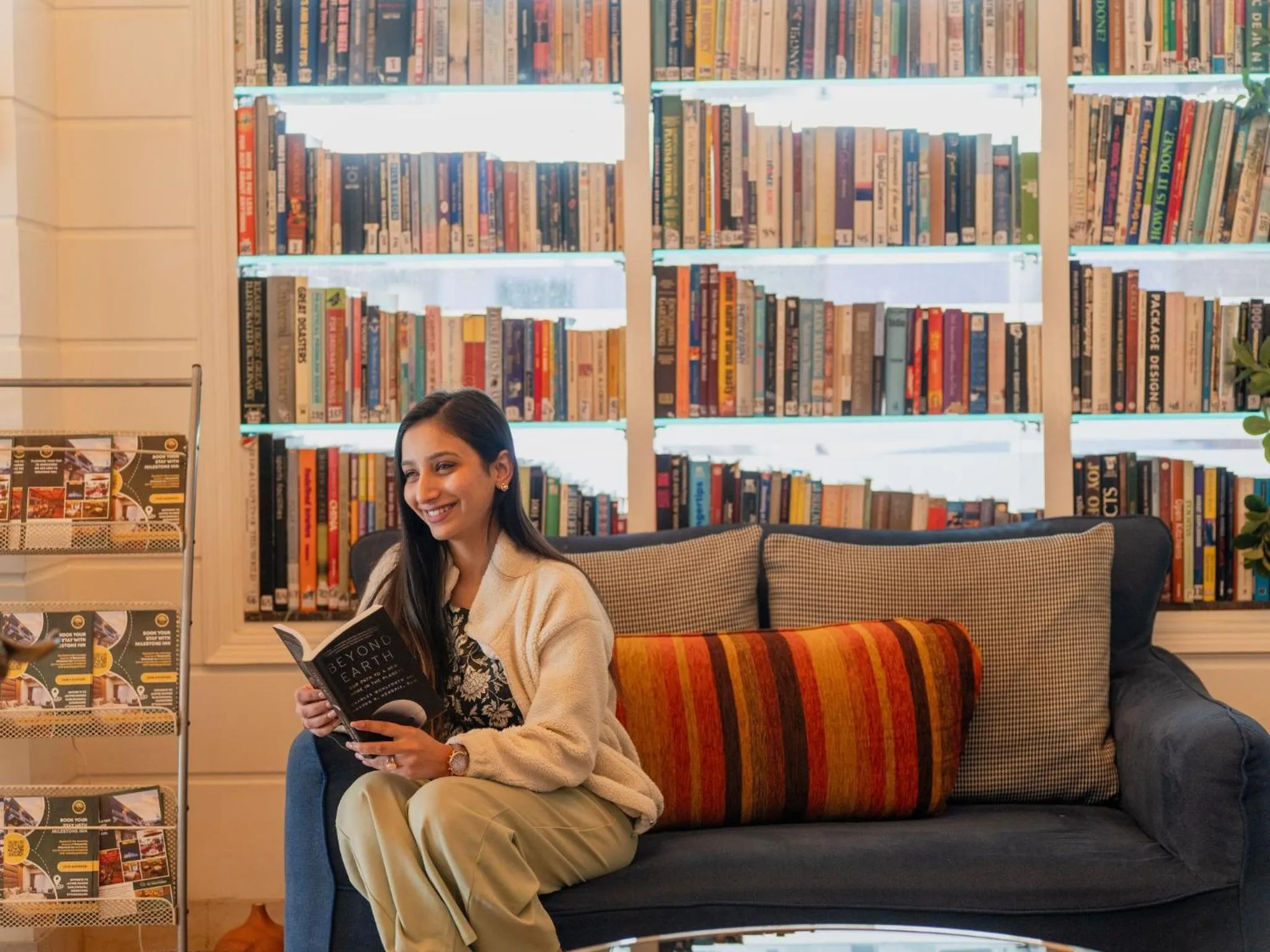 Library in Moustache Mussoorie
