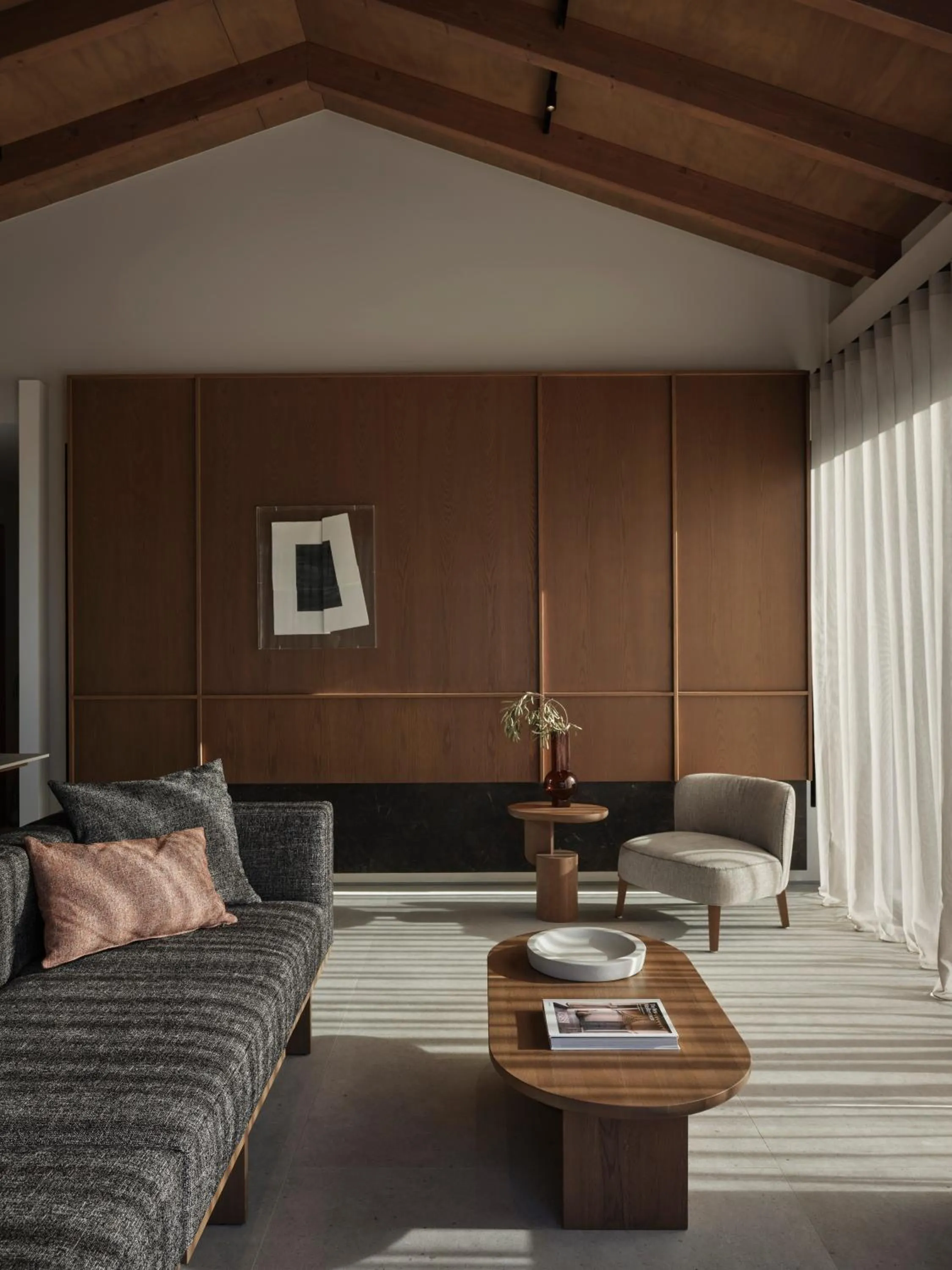 Living room, Bed in Noero Villas Lefkada