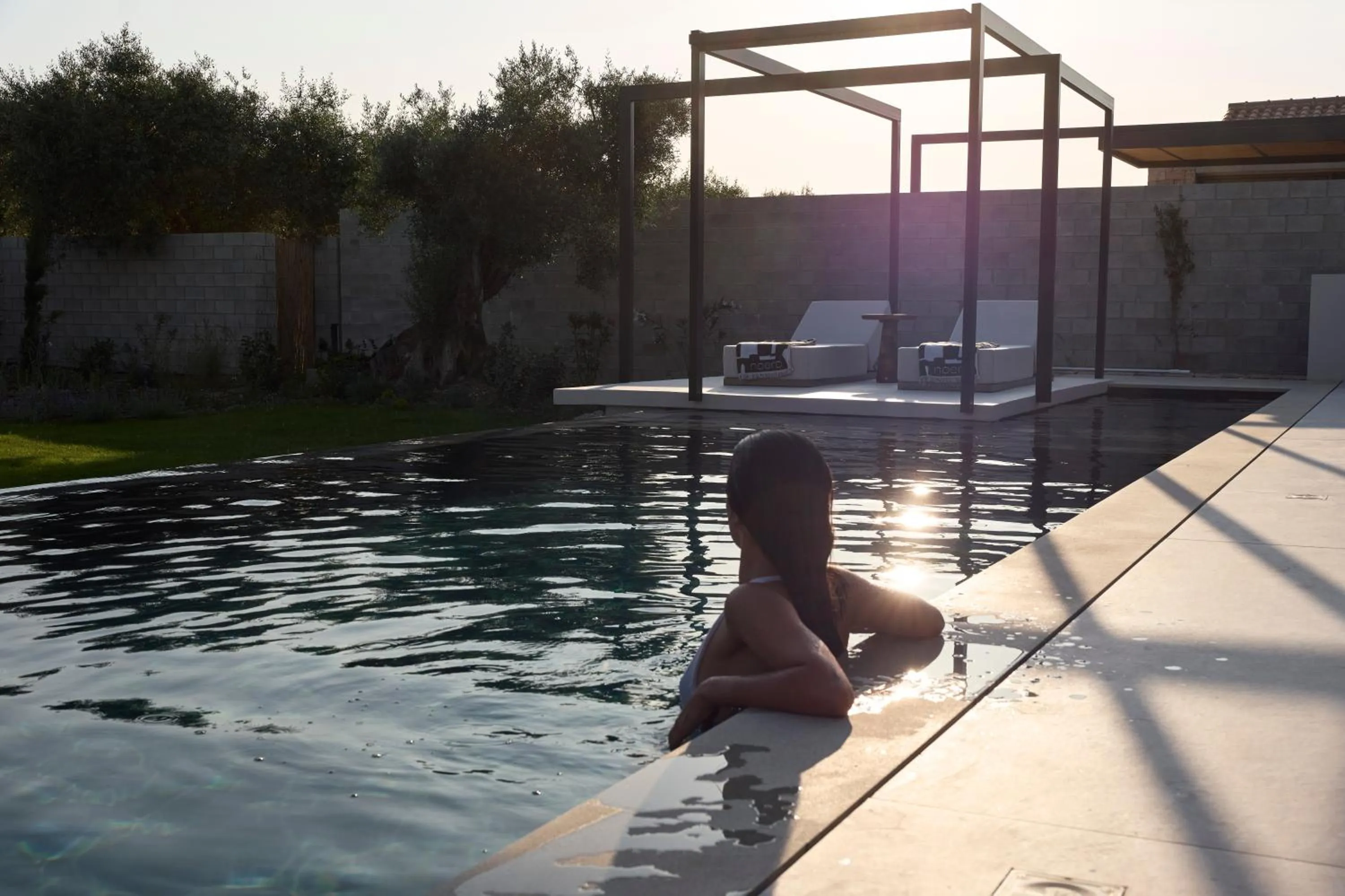 Swimming pool in Noero Villas Lefkada