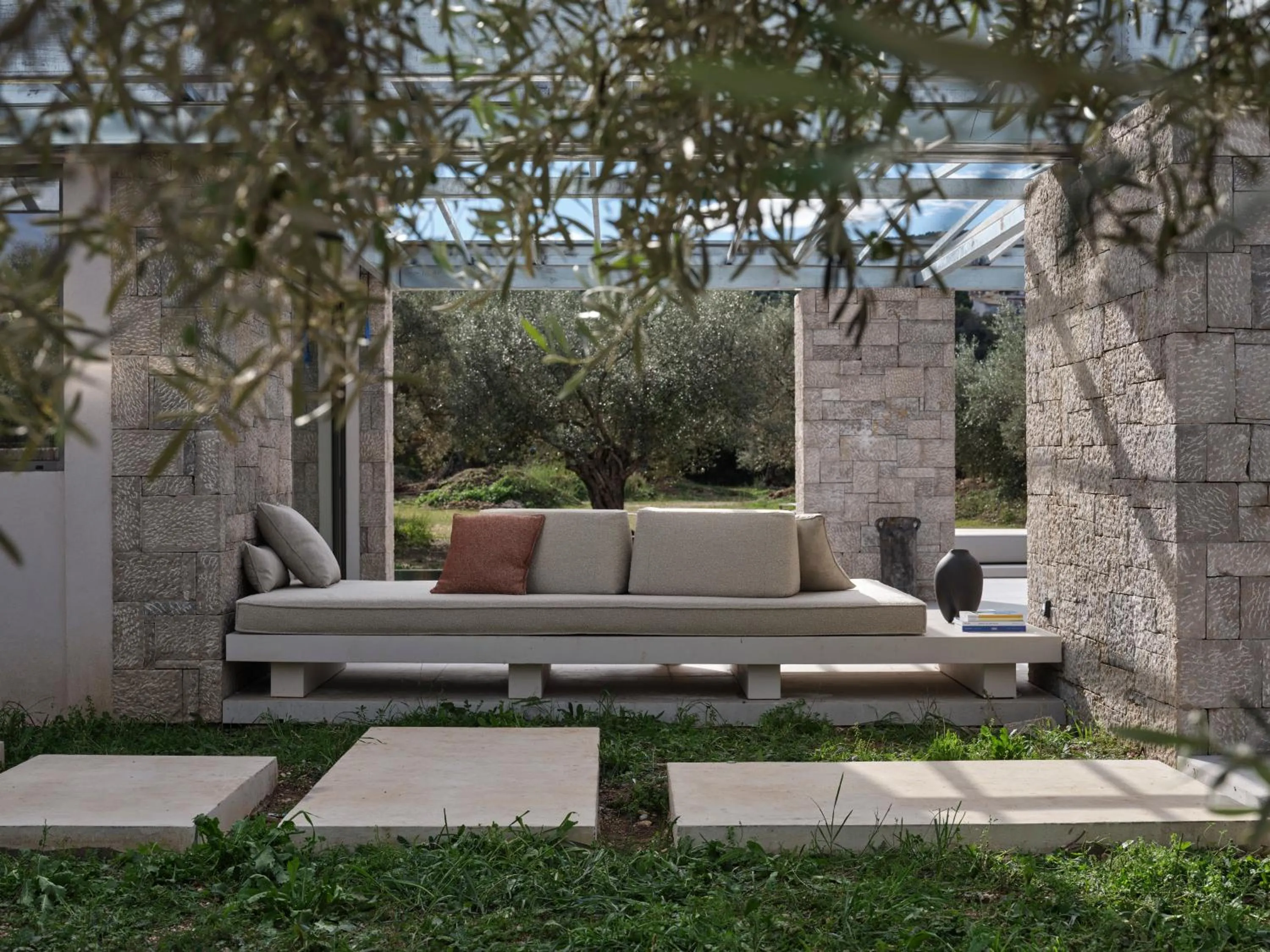 Garden in Noero Villas Lefkada