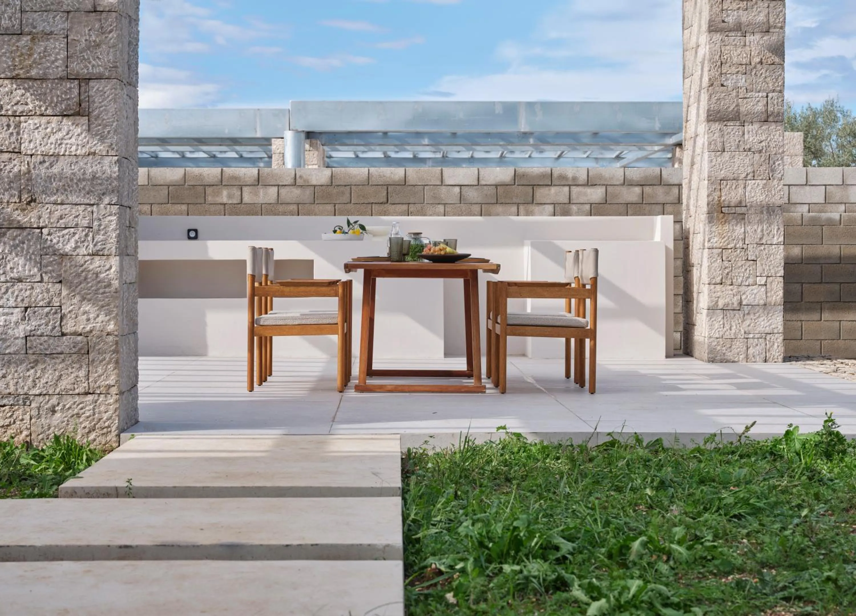 Patio in Noero Villas Lefkada