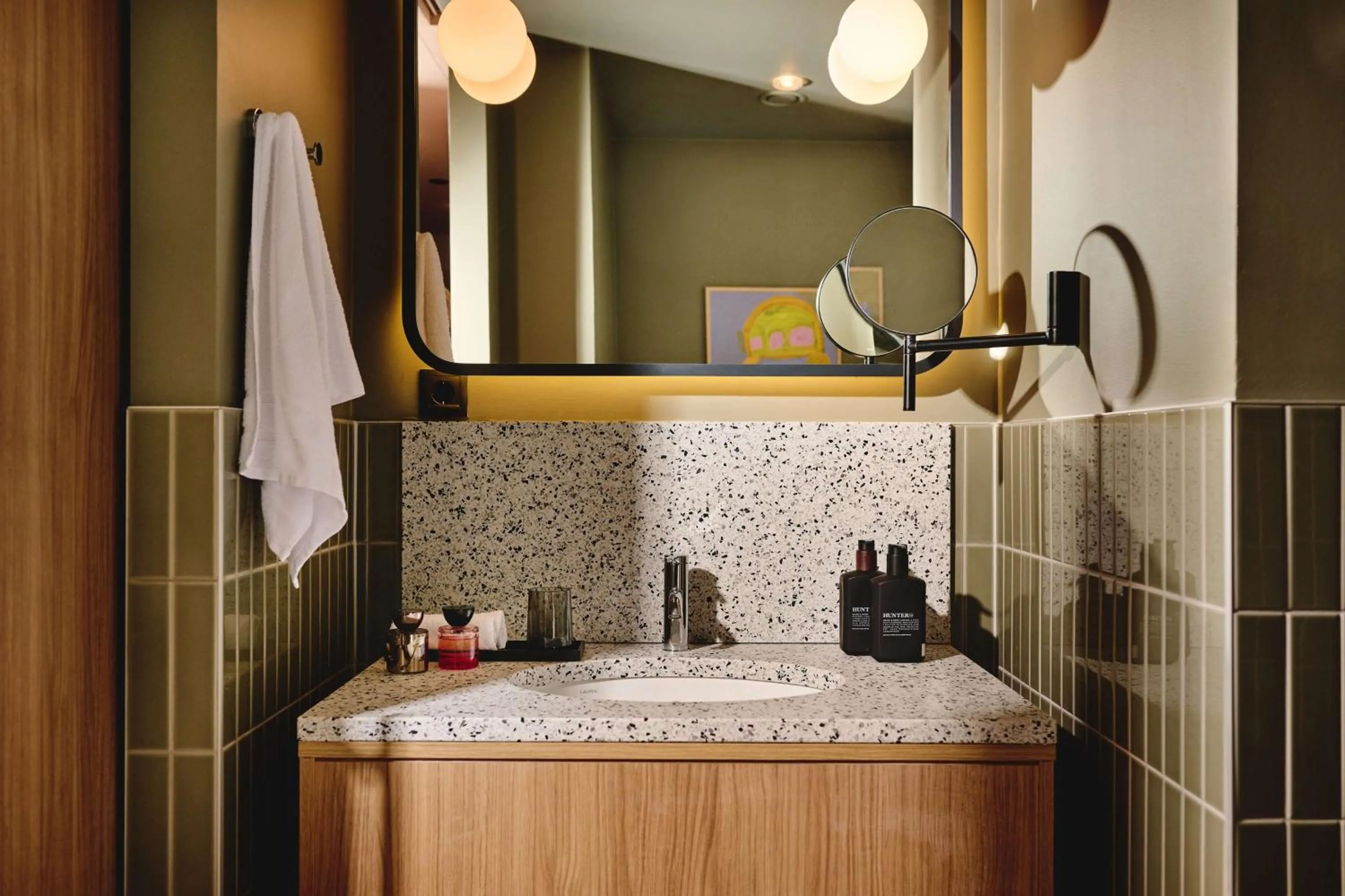 Bathroom in A by Adina Vienna Danube